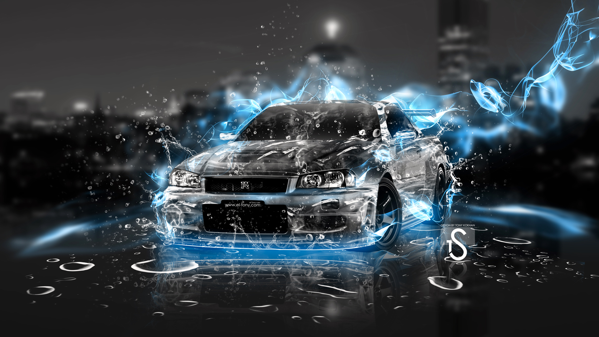 Abstract Car Background