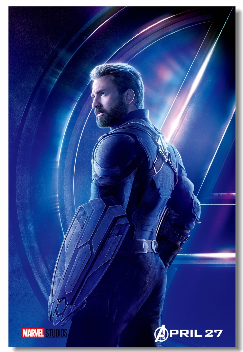 Custom Canvas Wall Decals Avengers Infinity War Poster Captain America Winter Soldier Wall Stickers Chris Evans Wallpaper # at the price of $6.03 in aliexpress.com