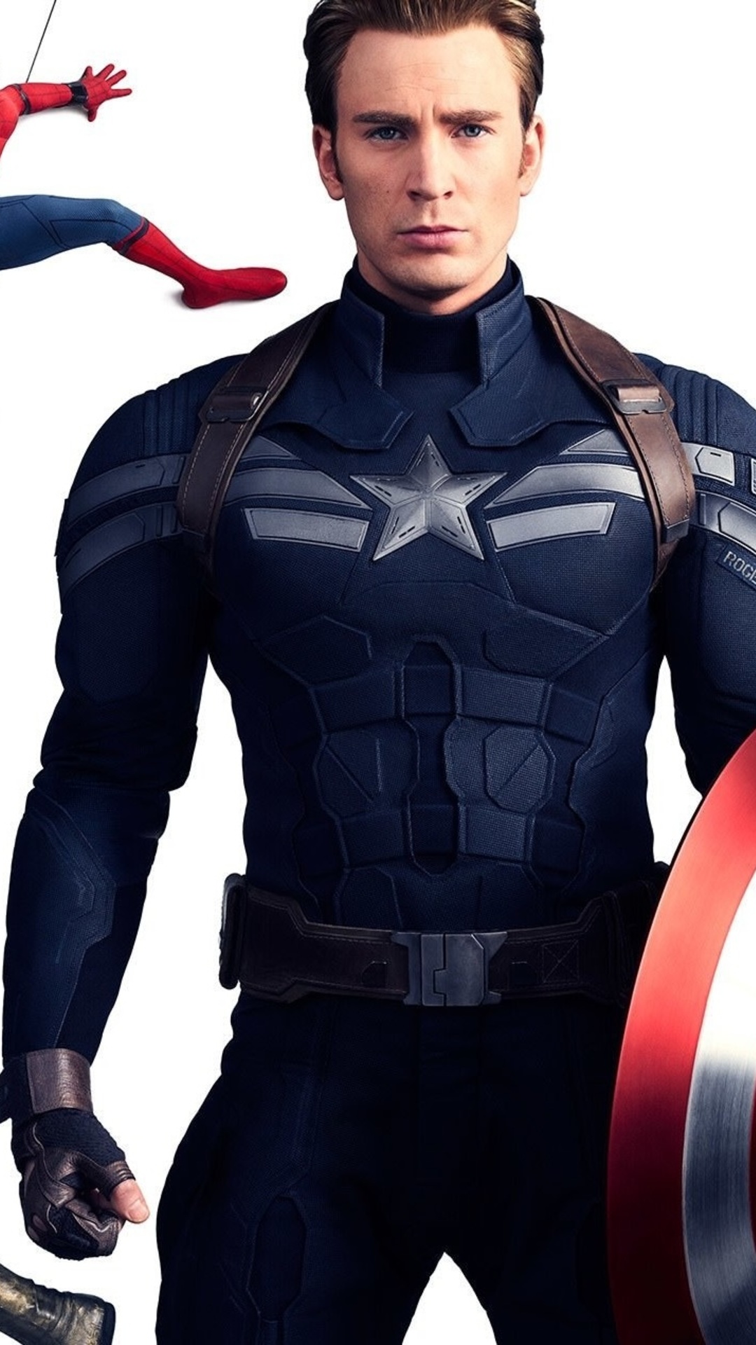 1080x1920 avengers infinity war, captain america, spiderman, nick fury, hd, 2018 movies, movies for iPhone 6, 7, 8 wallpaper