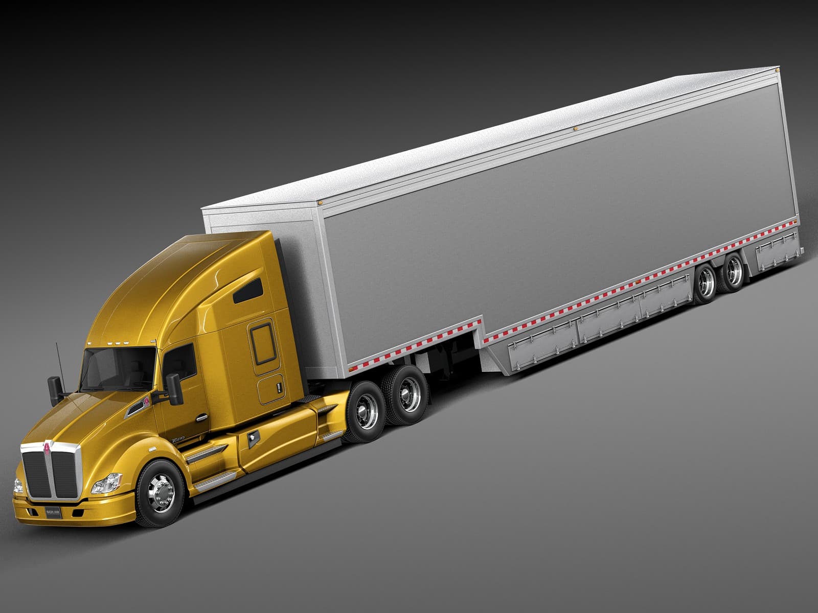 Kenworth T680 2015 3D Model