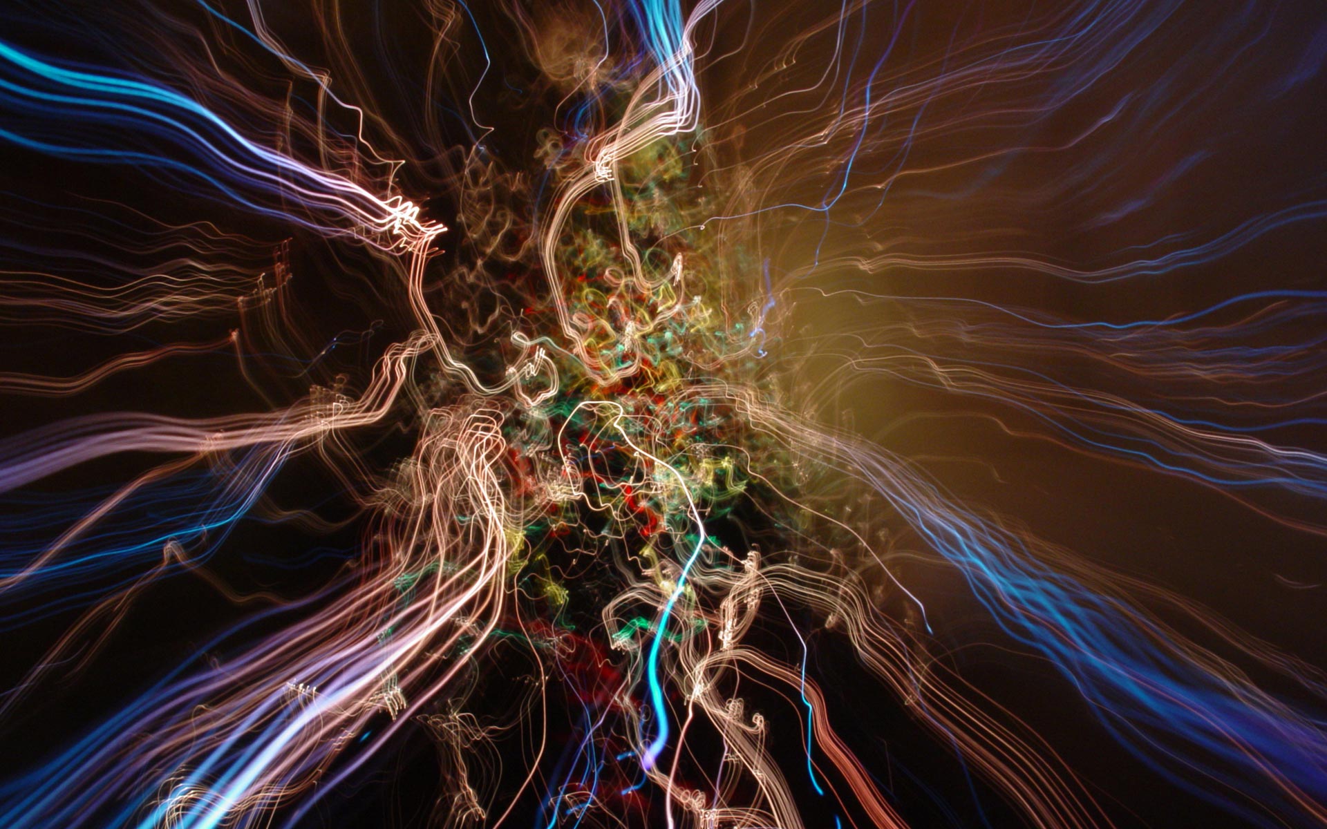 Abstract Artistic Colors Electricity Light Liquid Pattern Shapes Texture Wallpaper:1920x1200