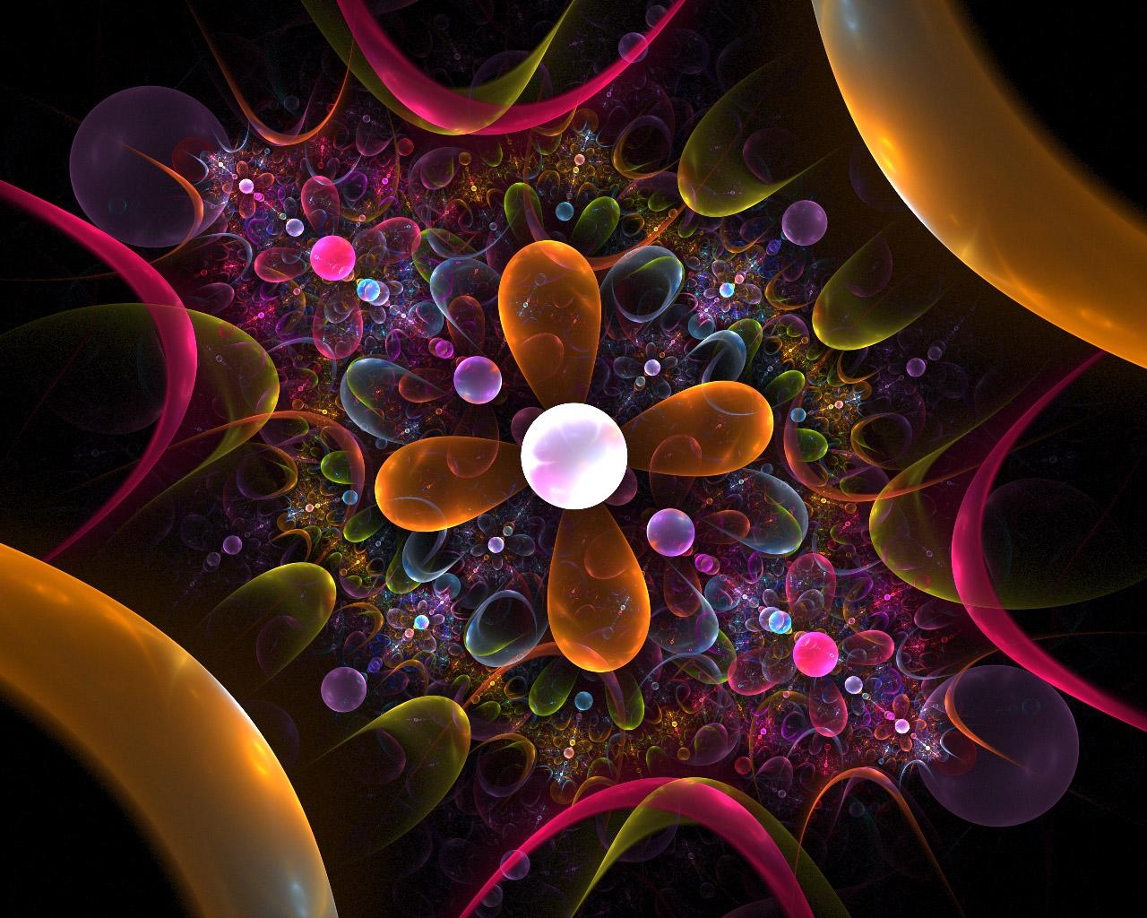 Wallpaper, illustration, space, symmetry, circle, Toy, kaleidoscope, universe, ART, color, flower, shape, patterns, line, screenshot, computer wallpaper, fractal art, macro photography, psychedelic art 1280x1024