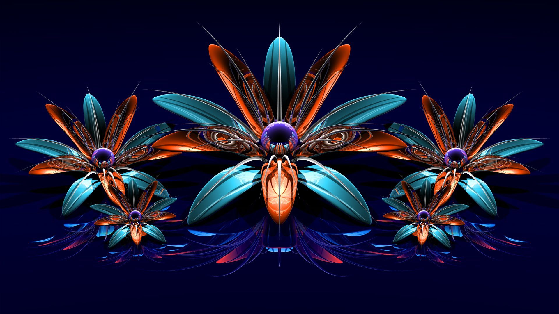 Fractal Flower Wallpaper