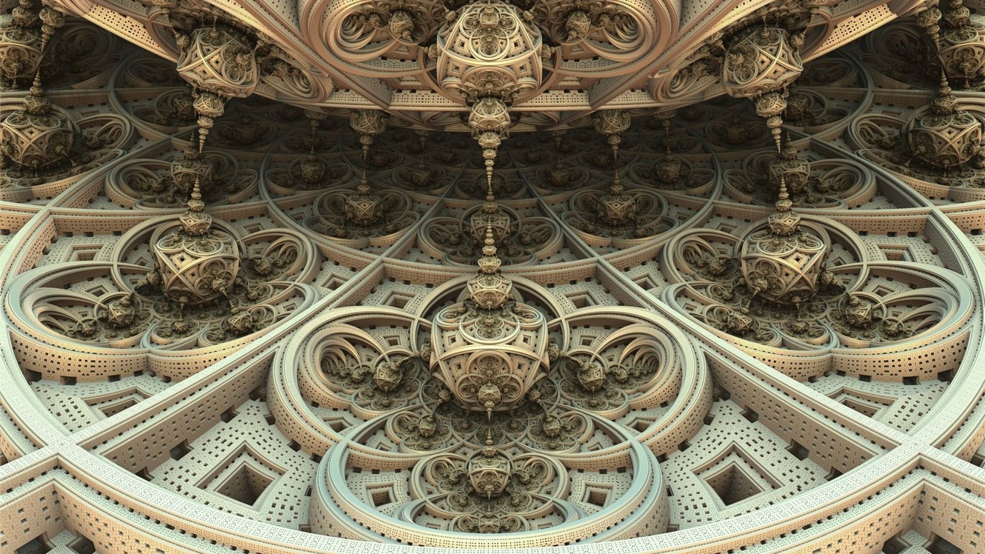 Download Wallpaper 1920x1080 Fractal, 3D, Shape, Light Full HD 1080p HD Background. Fractals, Fractal art, Wallpaper