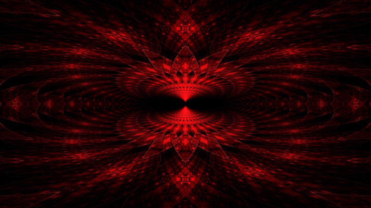 Wallpaper fractal, pattern, shapes, red, abstraction hd, picture, image