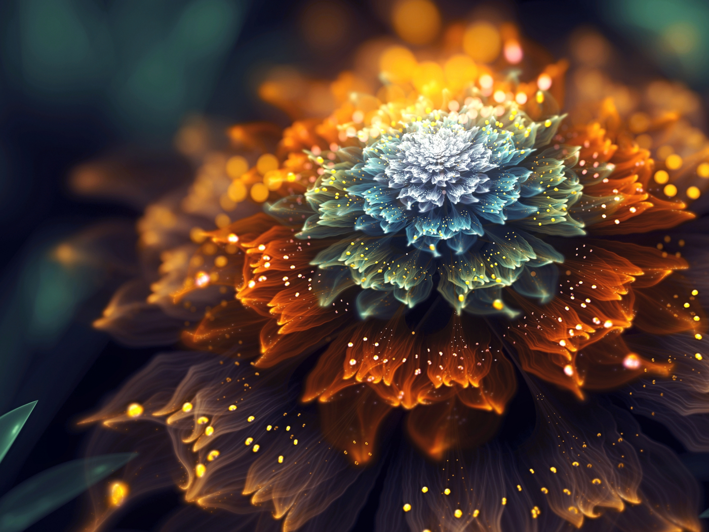 Fractal Flower Shapes Pattern HD Wallpapers - Wallpaper Cave