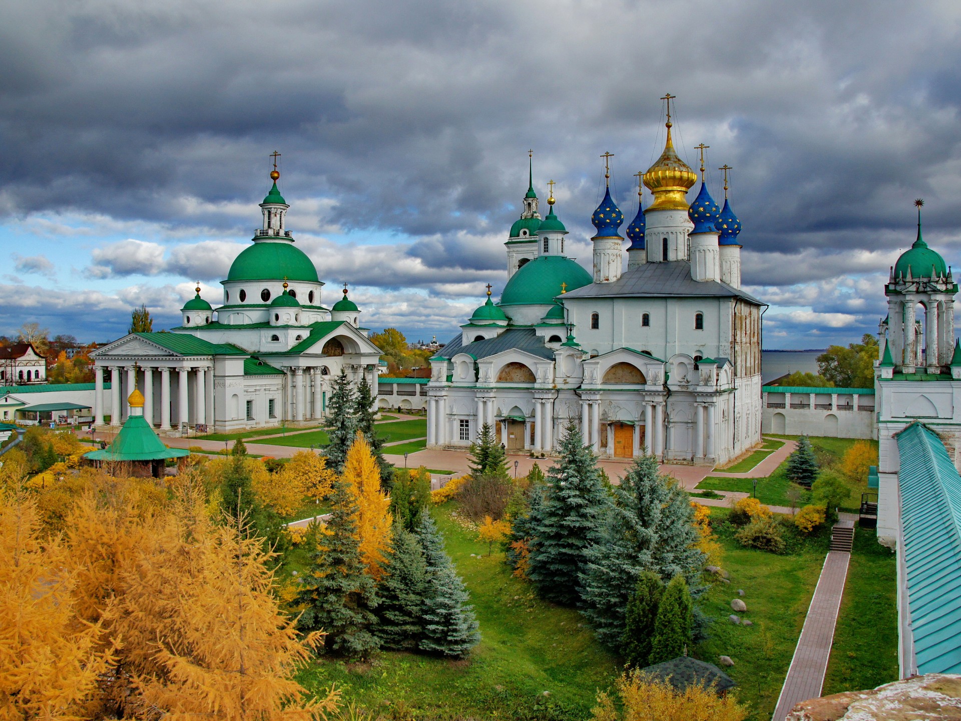 Orthodox Churches, Spaso Wallpaper Yakovlevsky Monastery, Rostov The Great, Russia, Wallpaper13.com