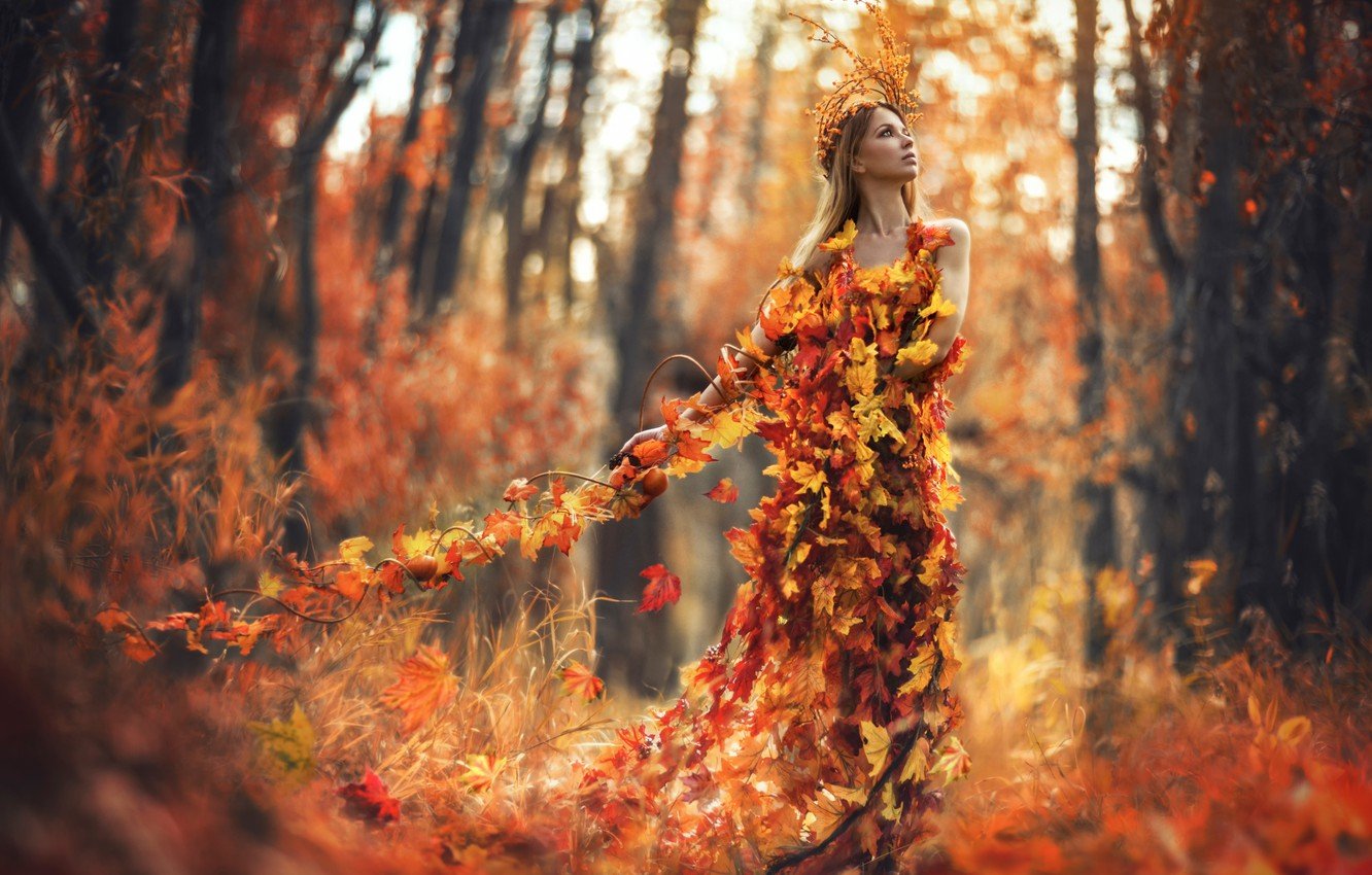 Woman Autumn Wallpapers - Wallpaper Cave