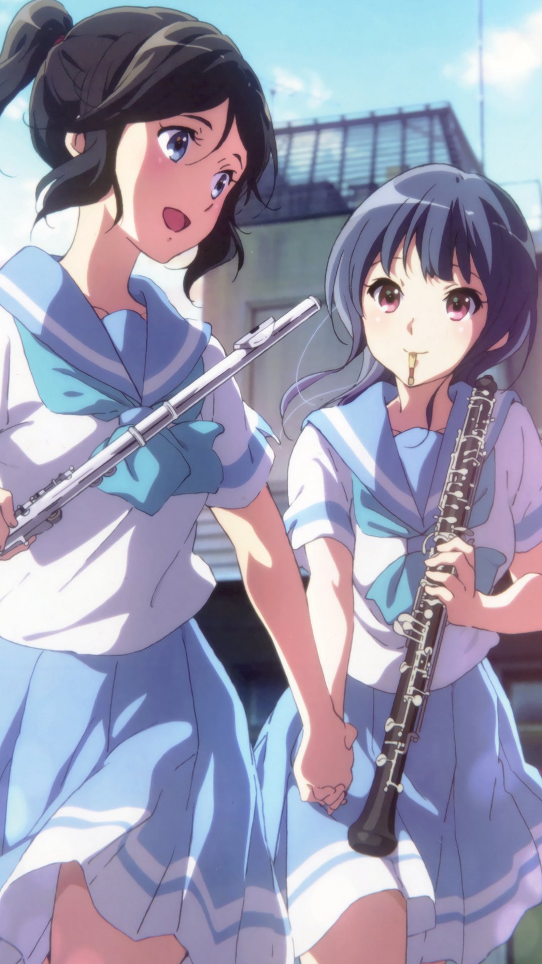 Hibike Euphonium Mizore Yoroizuka Nozomi Kasaki.iPhone 7 Plus wallpaper 1080×1920