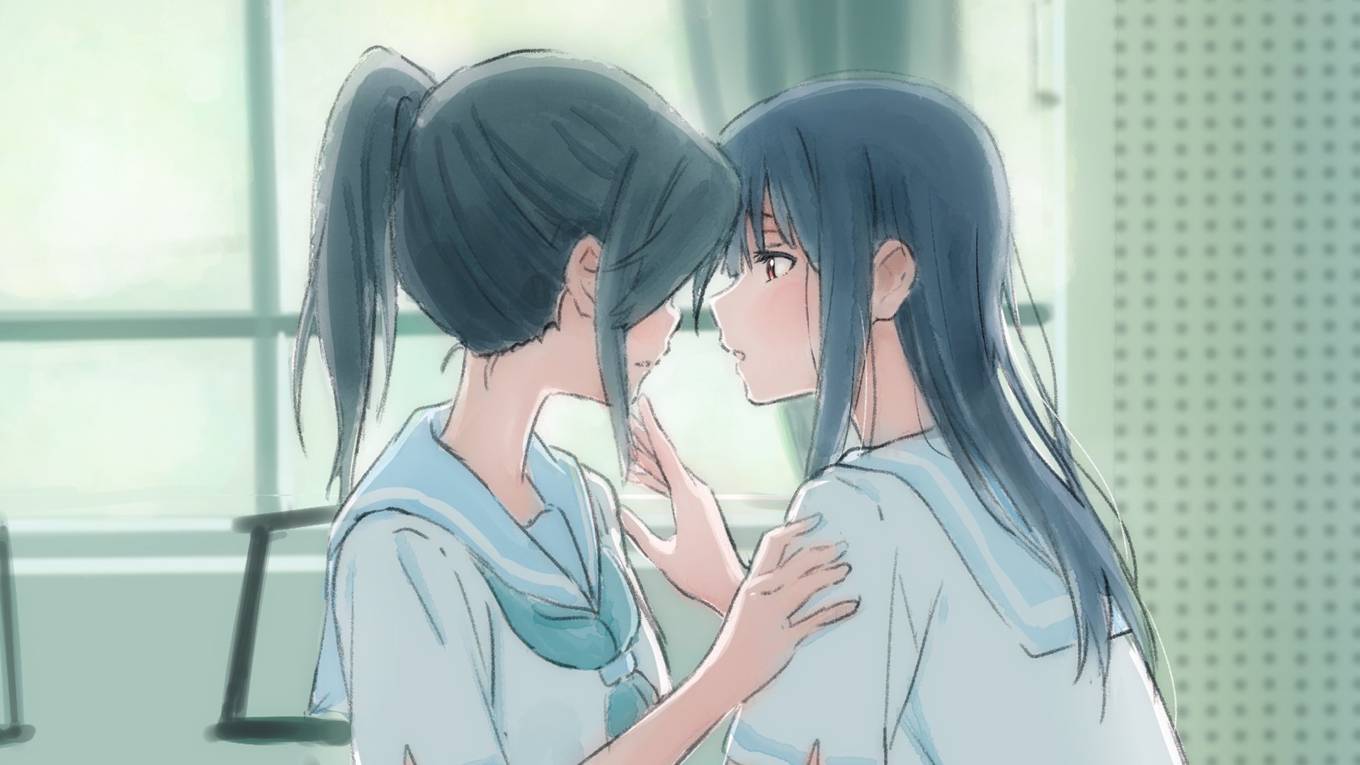 Mizore Yoroizuka Nozomi Kasaki Yuri Wallpaper:1920x1080