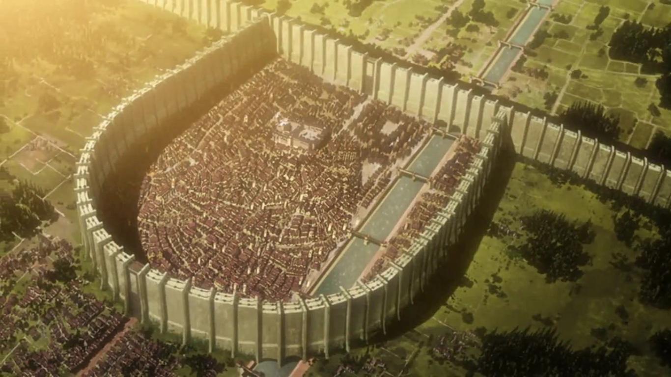 Why Are There Outlying Towns Cities On The Walls In Shingeki No Kyoujin? & Manga Stack Exchange