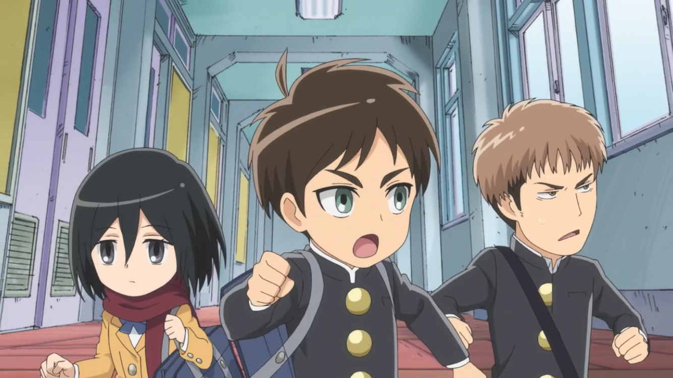 Attack on Titan Junior High. Attack on titan art, Anime, Cute anime wallpaper