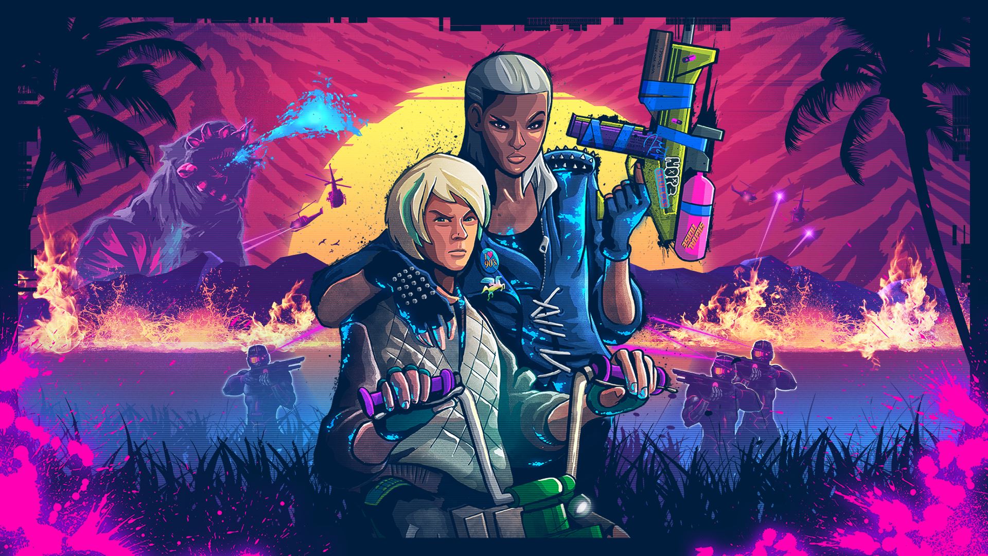 Trials and Far Cry 3: Blood Dragon are merging in Trials of the Blood Dragon, available now