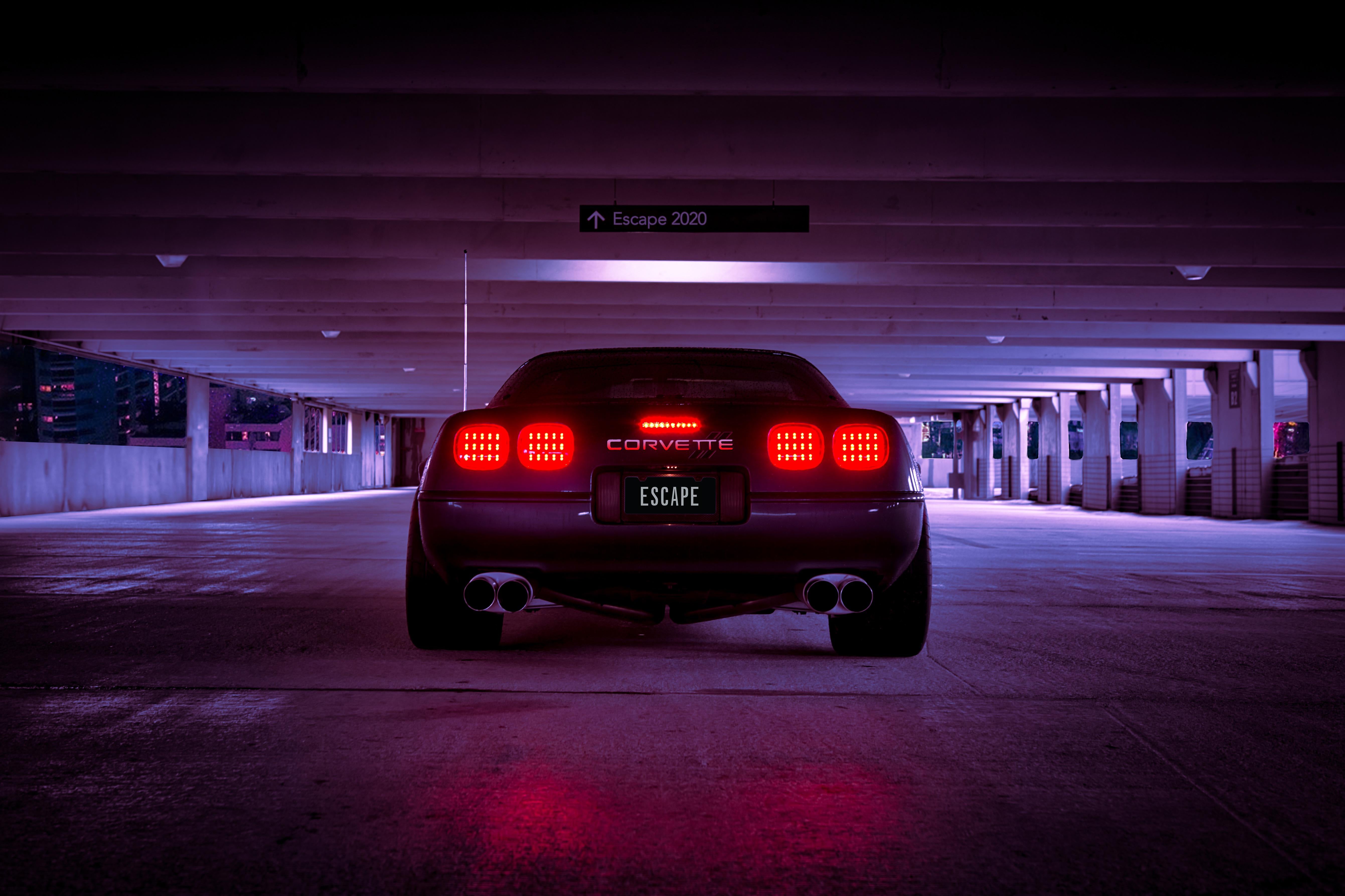 Corevette C4 Escape 2020 Retrowave, HD Cars, 4k Wallpaper, Image, Background, Photo and Picture