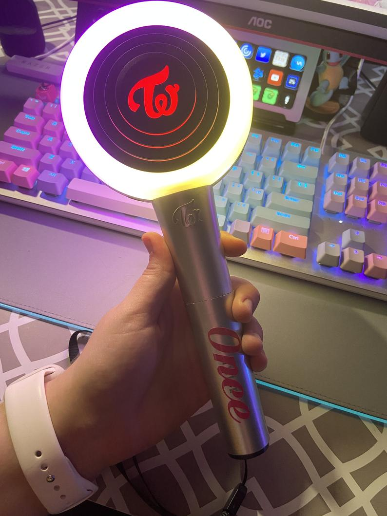 Twice Lightstick Decals K Pop Once Sana Chaeyoung Dahyun Tzuyu. Etsy. Twice, Kpop Merch, Kpop