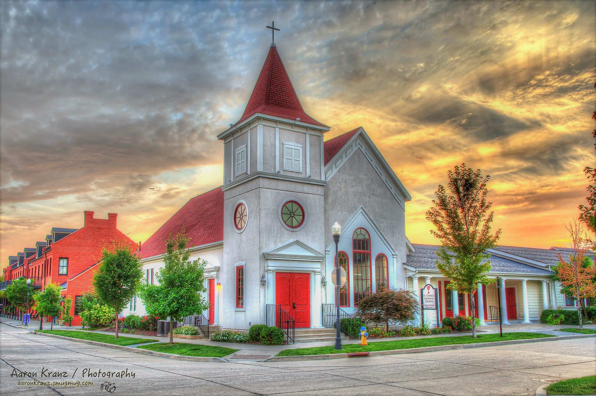 St. Charles Christian Church, Missouri HD Wallpaper