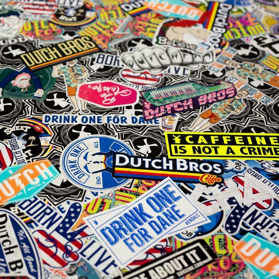 Introducing Dutch Bros Sticker of the Month.” Stop by any Dutch Bros location on the 1st of each month and receive a limited. Dutch bros, Dutch bros drinks, Bros