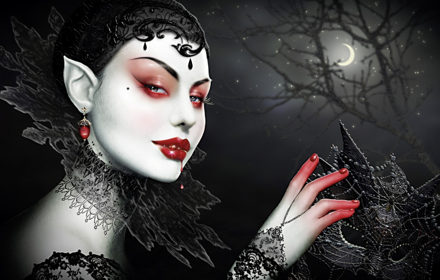 Fantasy Vampire Wallpaper and Background Imagex1123