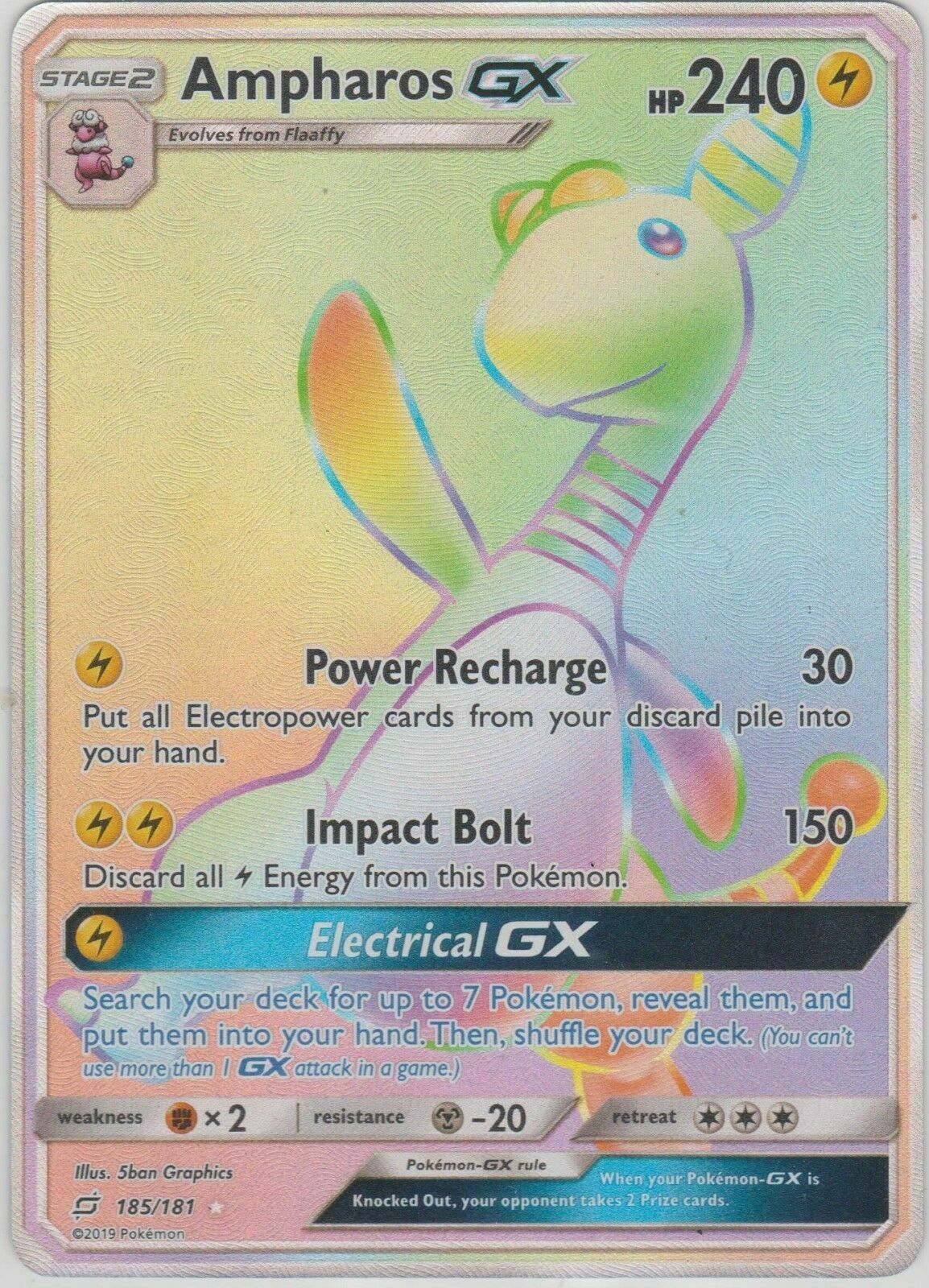 Mewtwo Pokemon Cards Gx Rainbow Rare