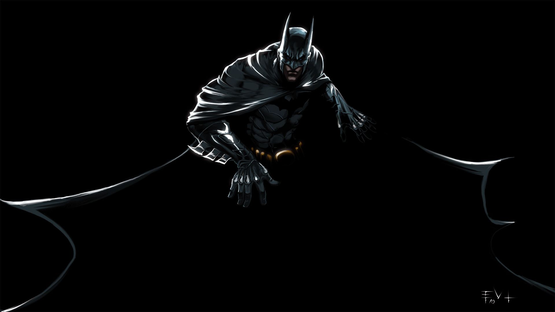 Download wallpaper 750x1334 dark, black & white, superhero