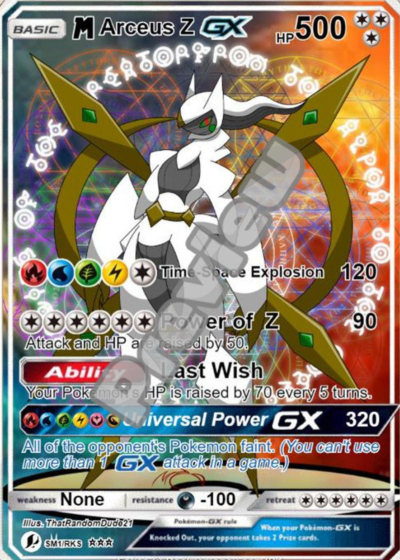 Cyber Mewtwo Z GX Pokemon Card 