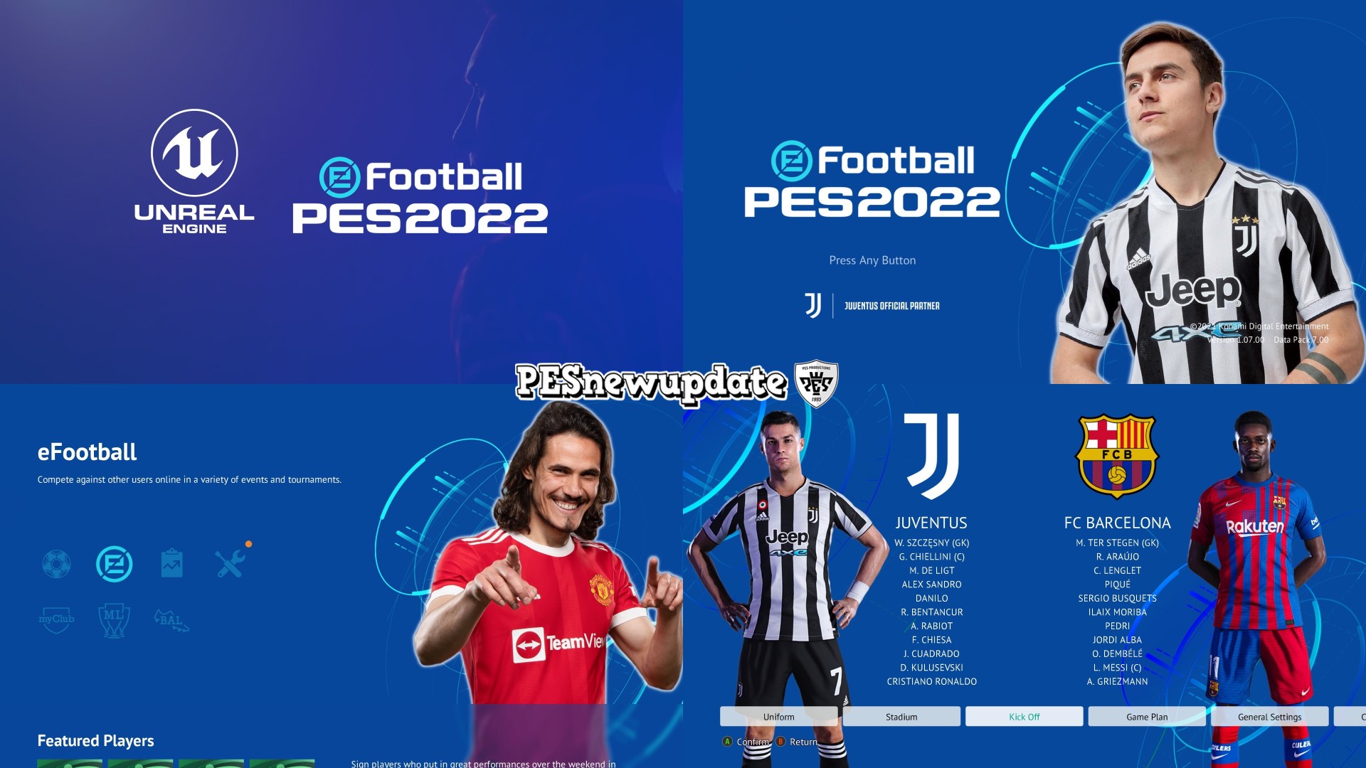 PES 2021 Menu Mod PES 2022 CONCEPT by PESNewupdate PESNewupdate.com. Free Download Latest Pro Evolution Soccer Patch & Updates