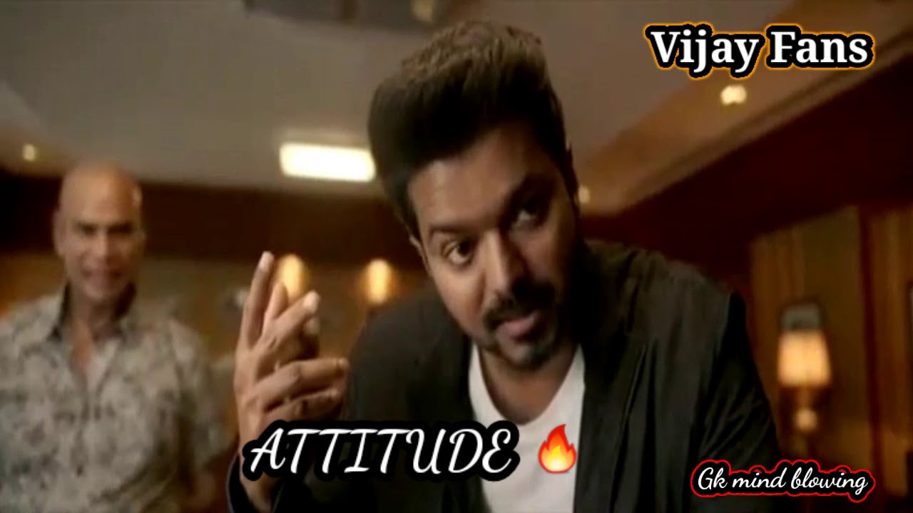 Thalapathy Vijay mass attitude