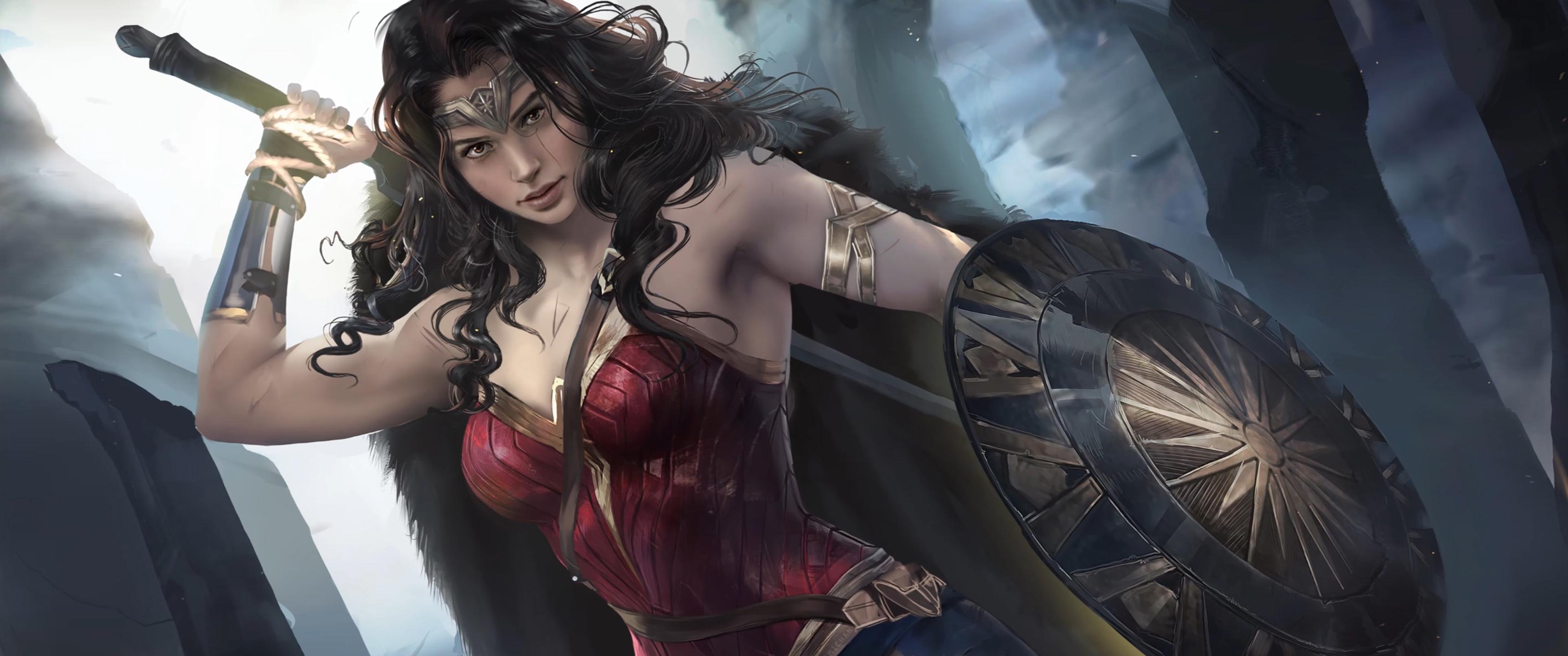 Wonder Woman (image mixed by me) x 1440: WidescreenWallpaper