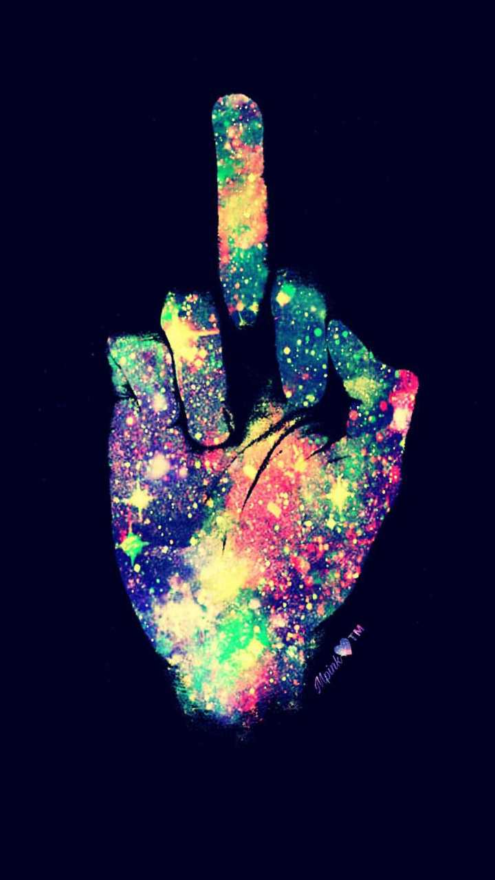 middle finger wallpaper