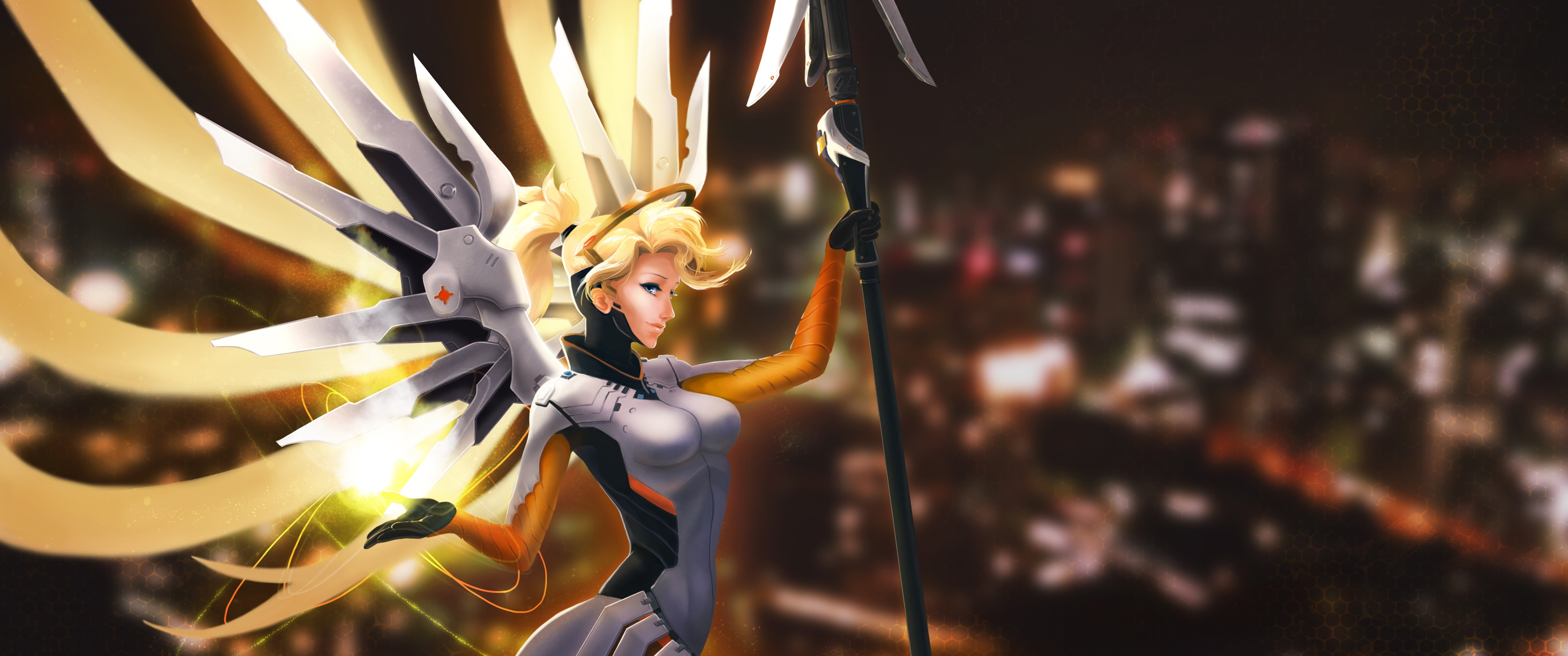 Mercy (Overwatch) [3440x1440]: WidescreenWallpaper