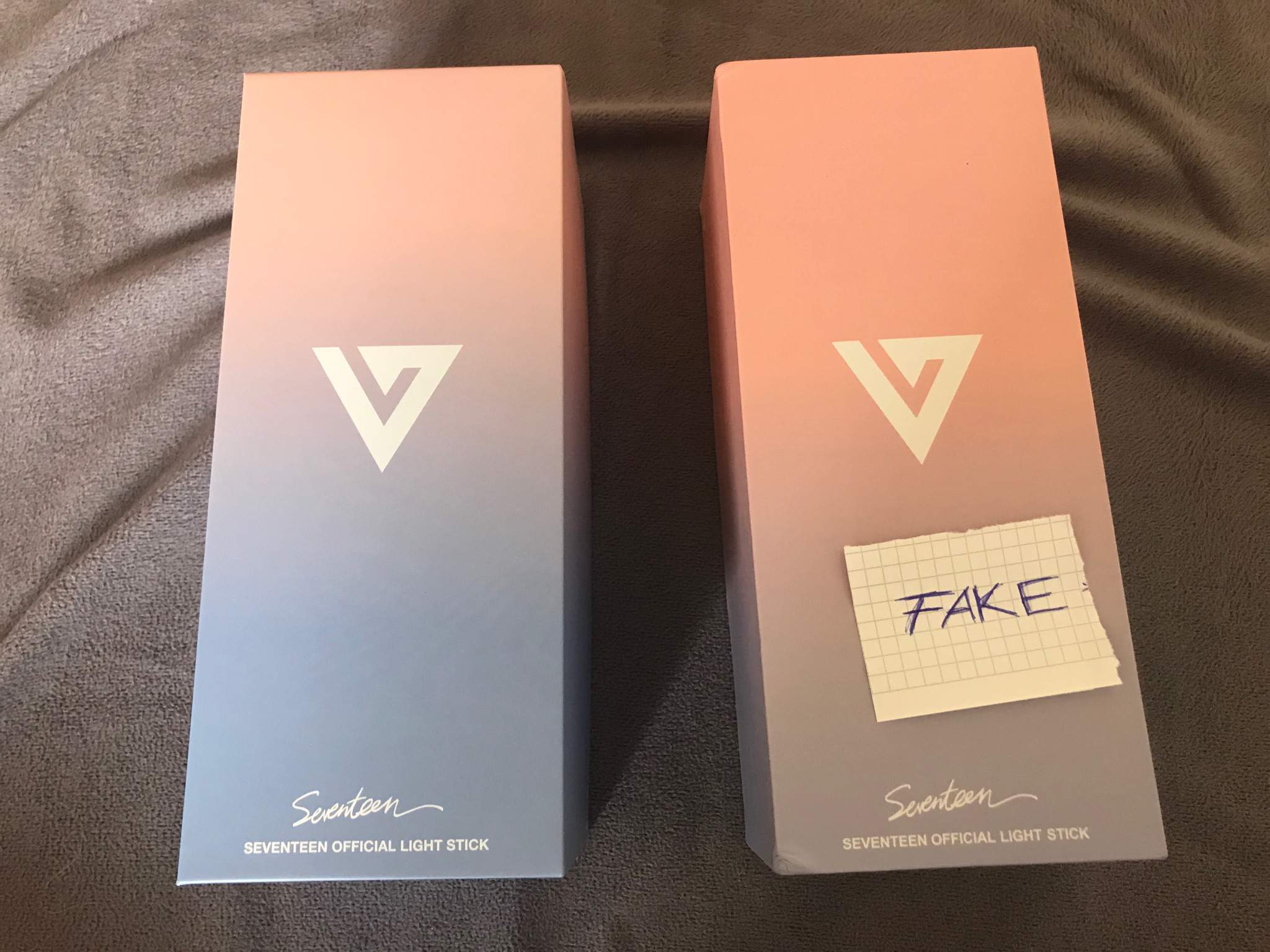 CARAT BONG VS FAKE. Carat 캐럿 Amino