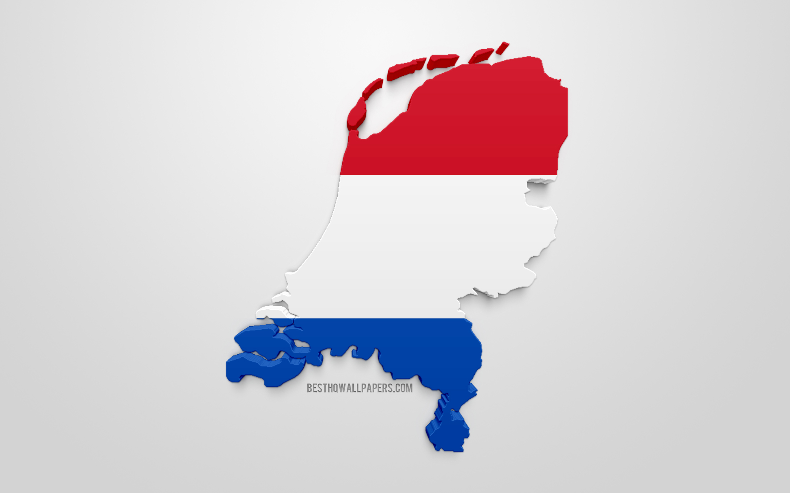 Download wallpaper 3D flag of Netherlands, silhouette map of Netherlands, 3D art, Netherlands flag, Europe, Netherlands, geography, Netherlands 3D silhouette for desktop with resolution 2560x1600. High Quality HD picture wallpaper