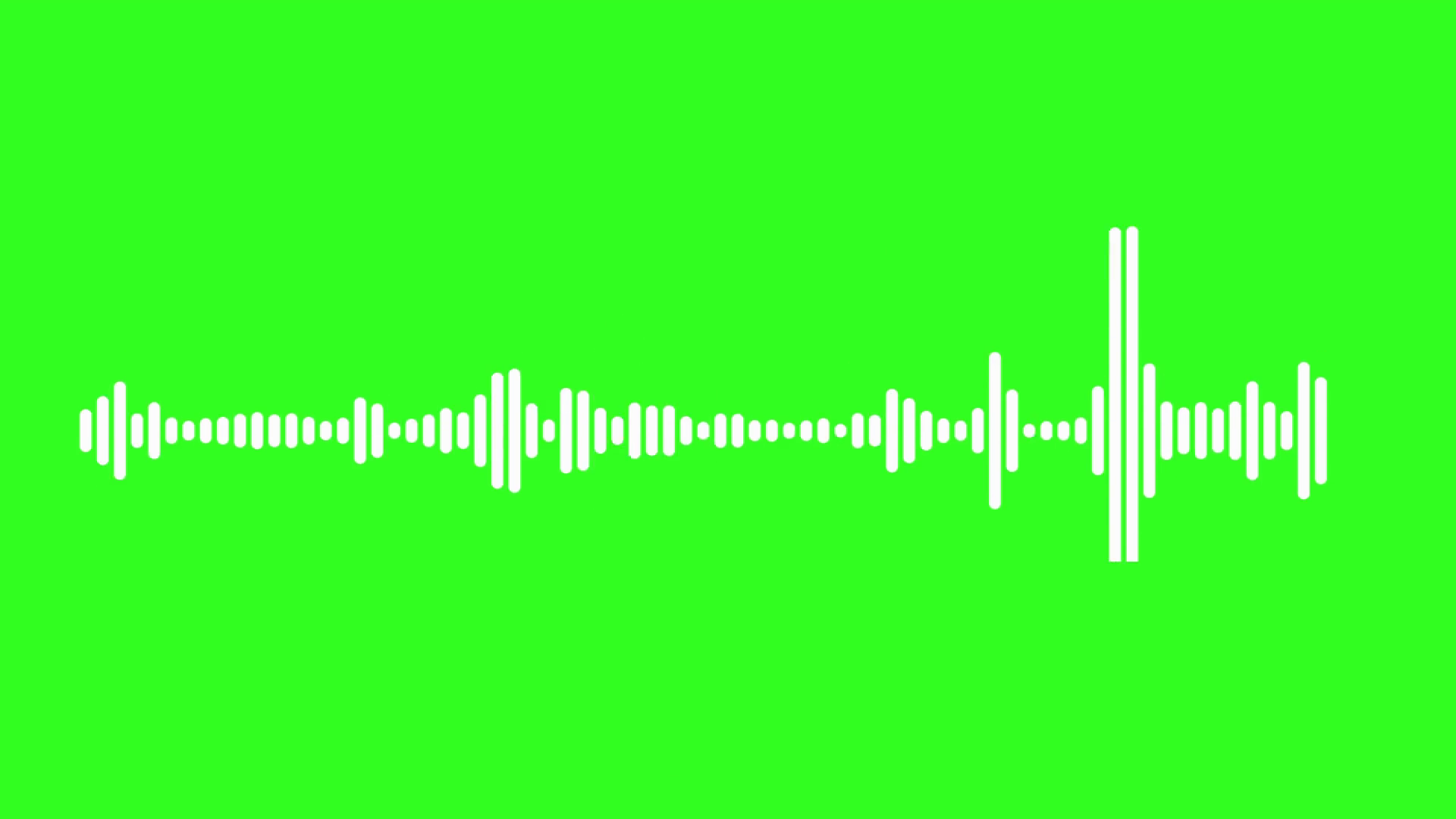 Green Screen Audio Spectrum Gif