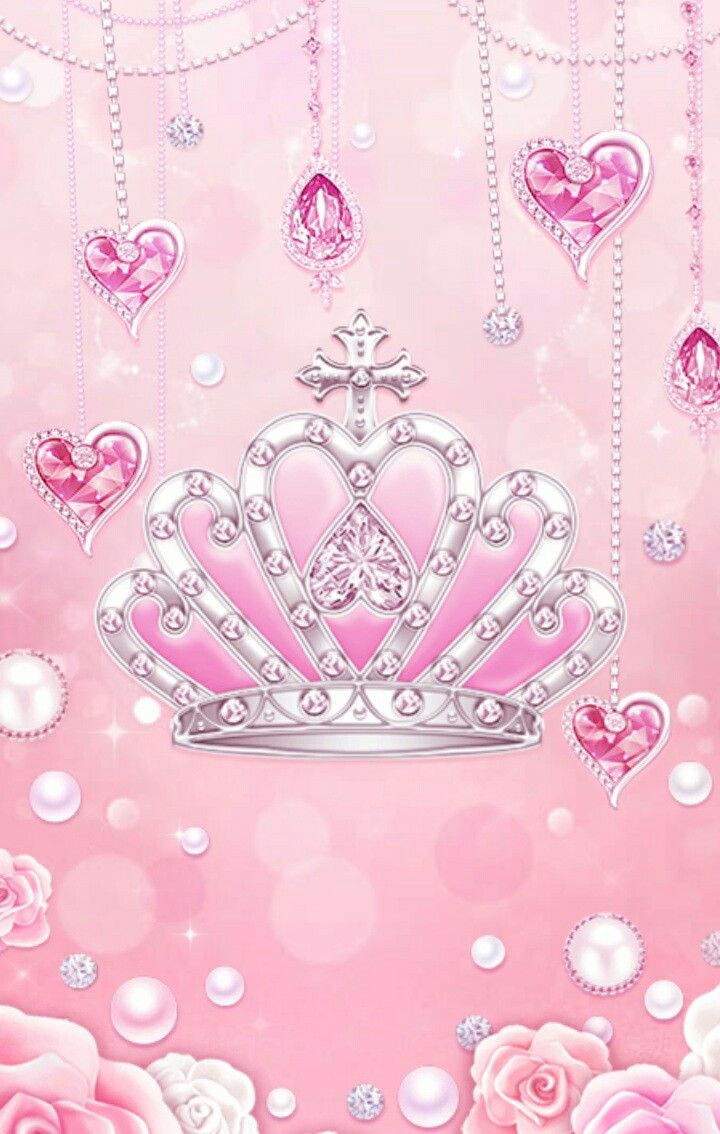 I love Crown Wallpaper. Pink glitter wallpaper, Pink diamond wallpaper, Glitter wallpaper