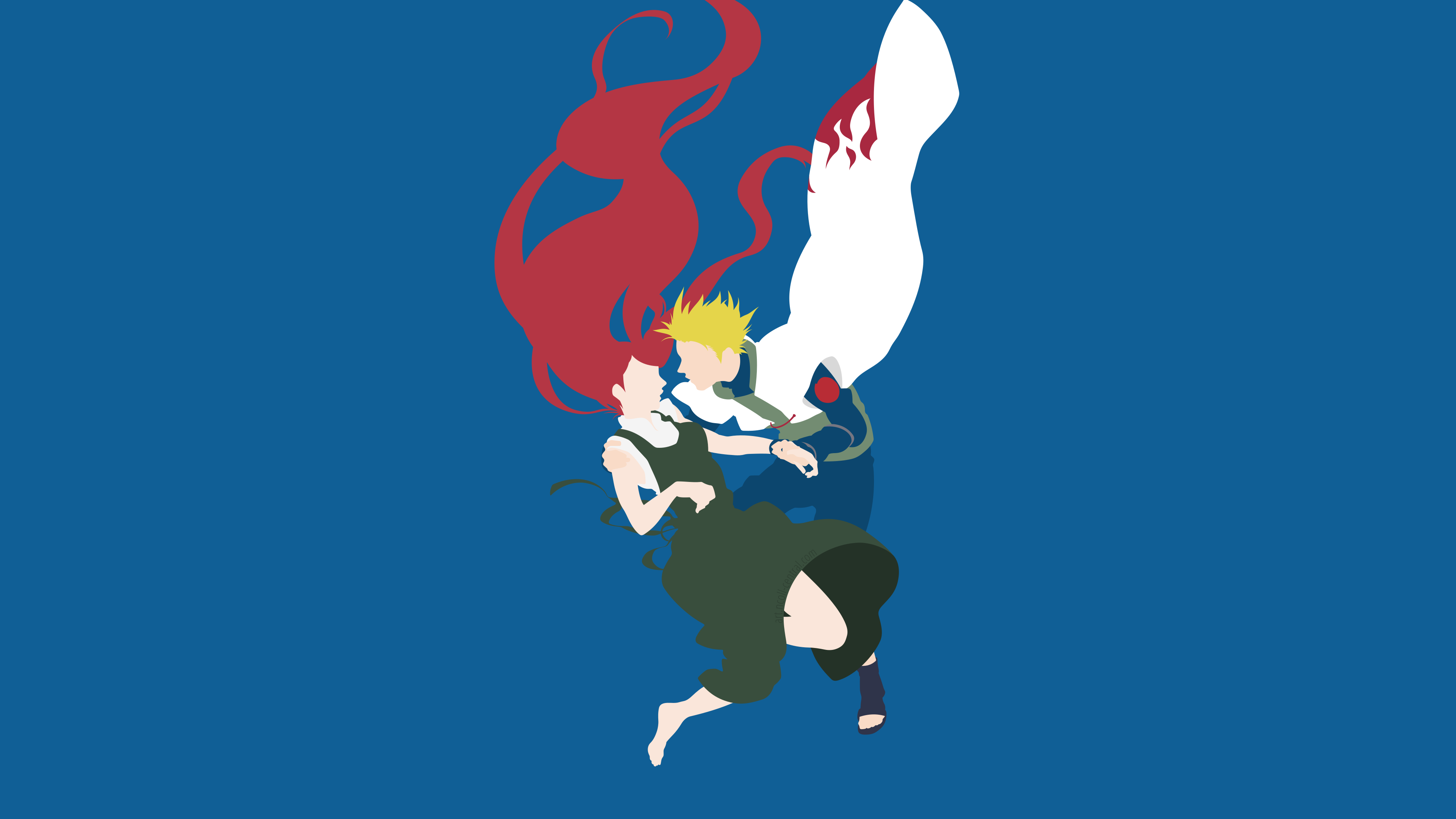 3840x2160 Minato Namikaze, Kushina Uzumaki wallpaper PNG. Mocah HD Wallpaper