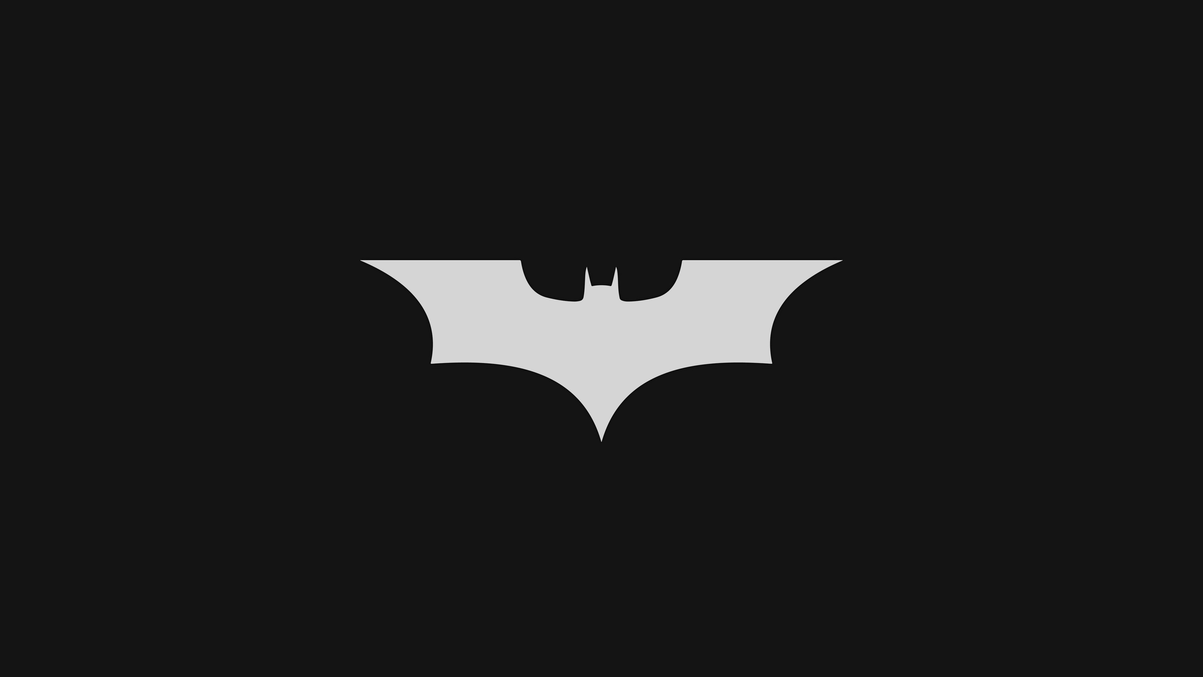 Wallpaper 4k Batman Dark Minimal Logo Wallpaper