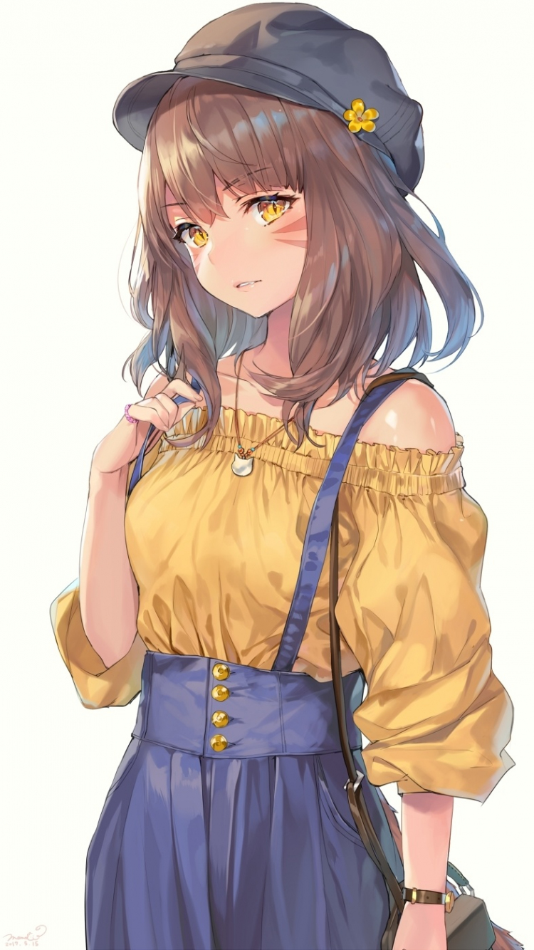 Download 750x1334 wallpaper yellow eyes, anime, cute, miqo'te, final fantasy, iphone iphone 750x1334 HD image, background, 15777