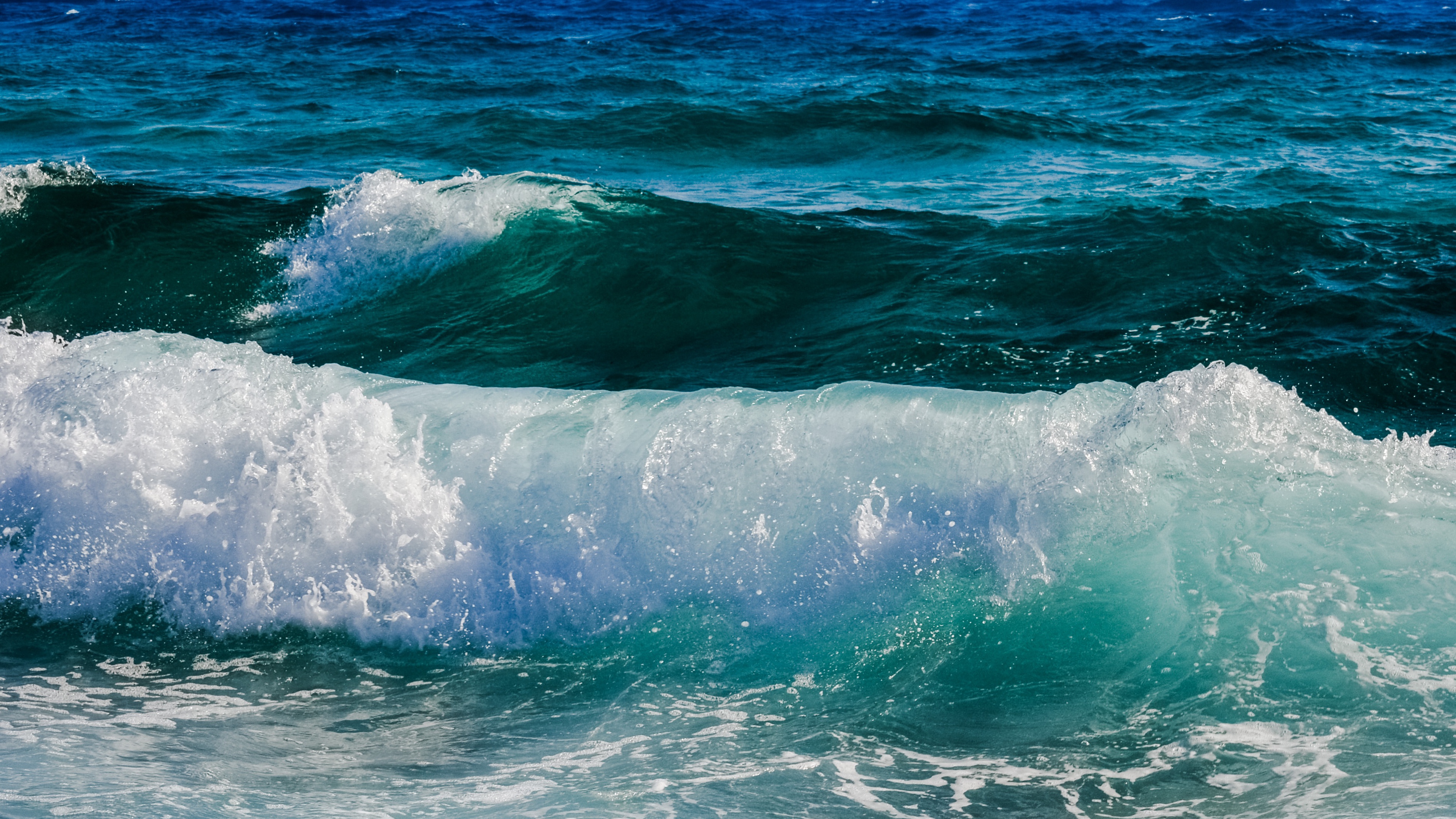 Wallpaper 4k sea, foam, surf 4k Wallpaper