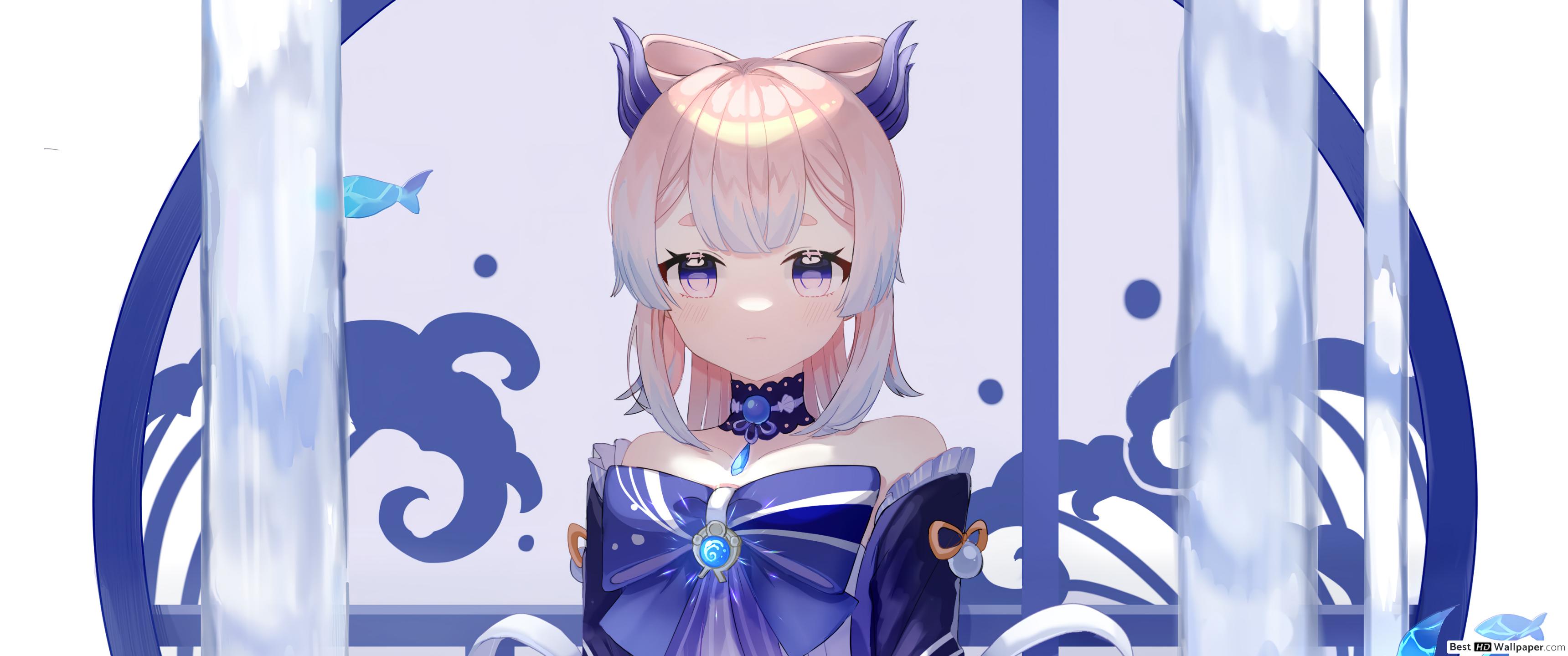 2021) Kokomi (Hydro Character) Impact [Anime Video Game] HD wallpaper download