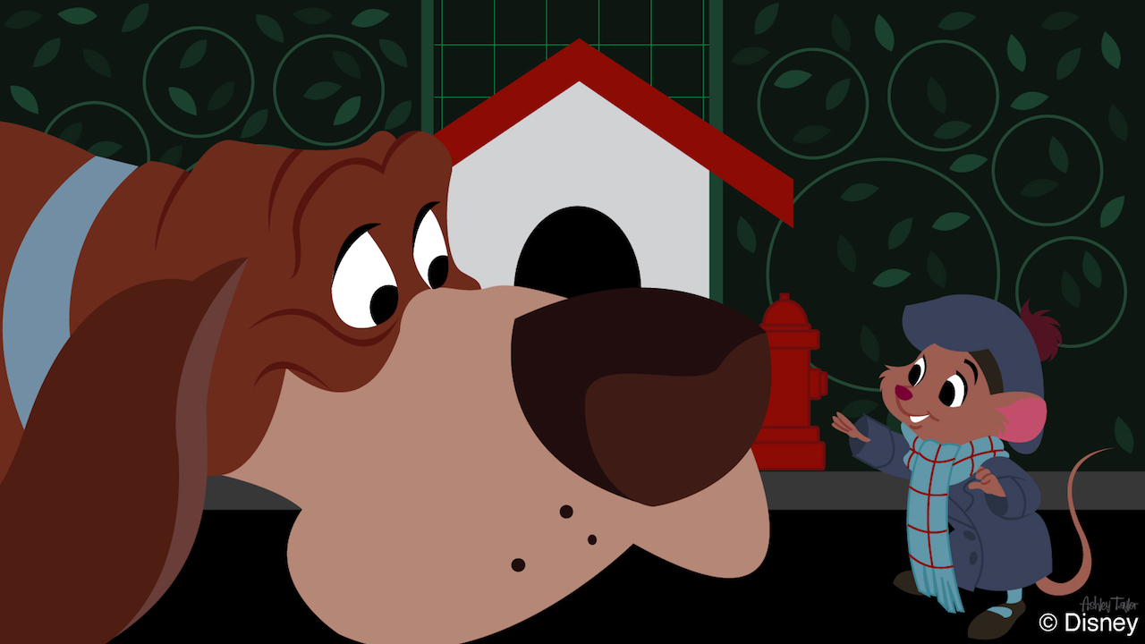 Disney Doodle: Pals from 'The Great Mouse Detective' Sniff Out Fun. Disney Parks Blog