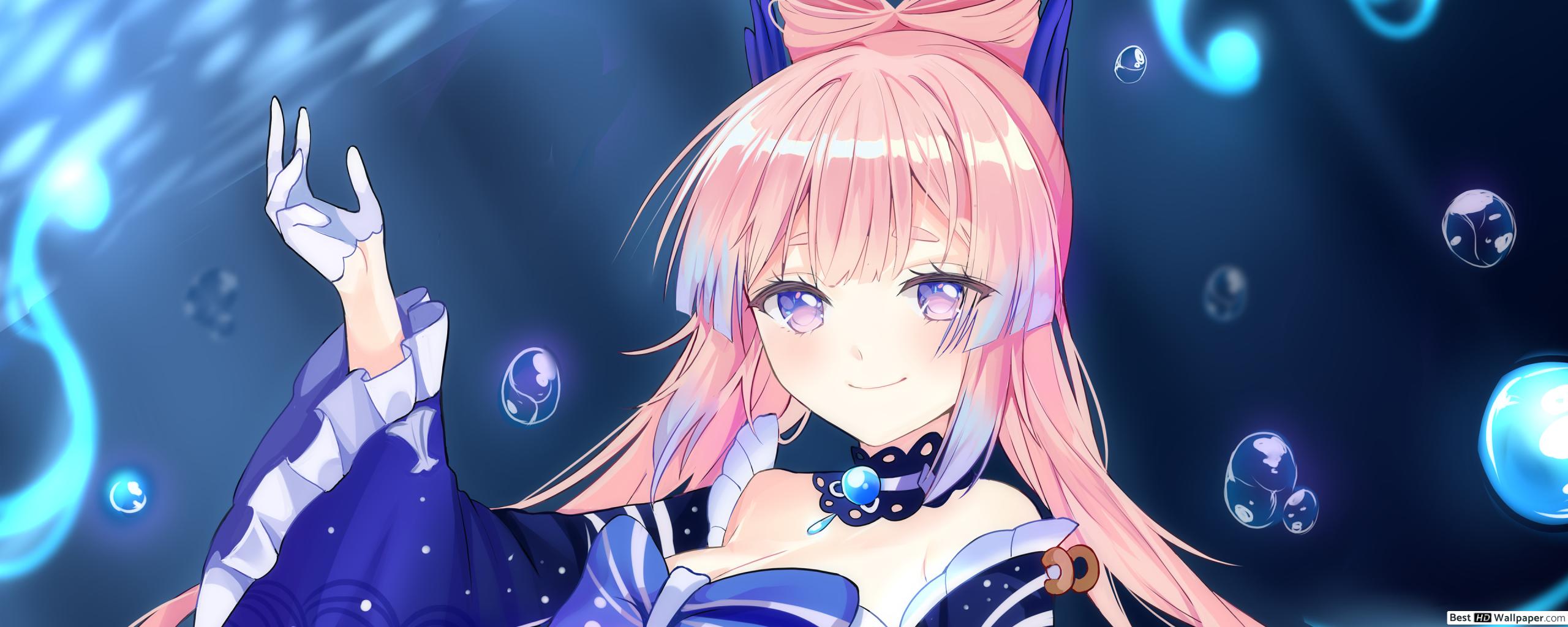 2021) Kokomi (Hydro Character) Impact (Anime Video Game) HD wallpaper download