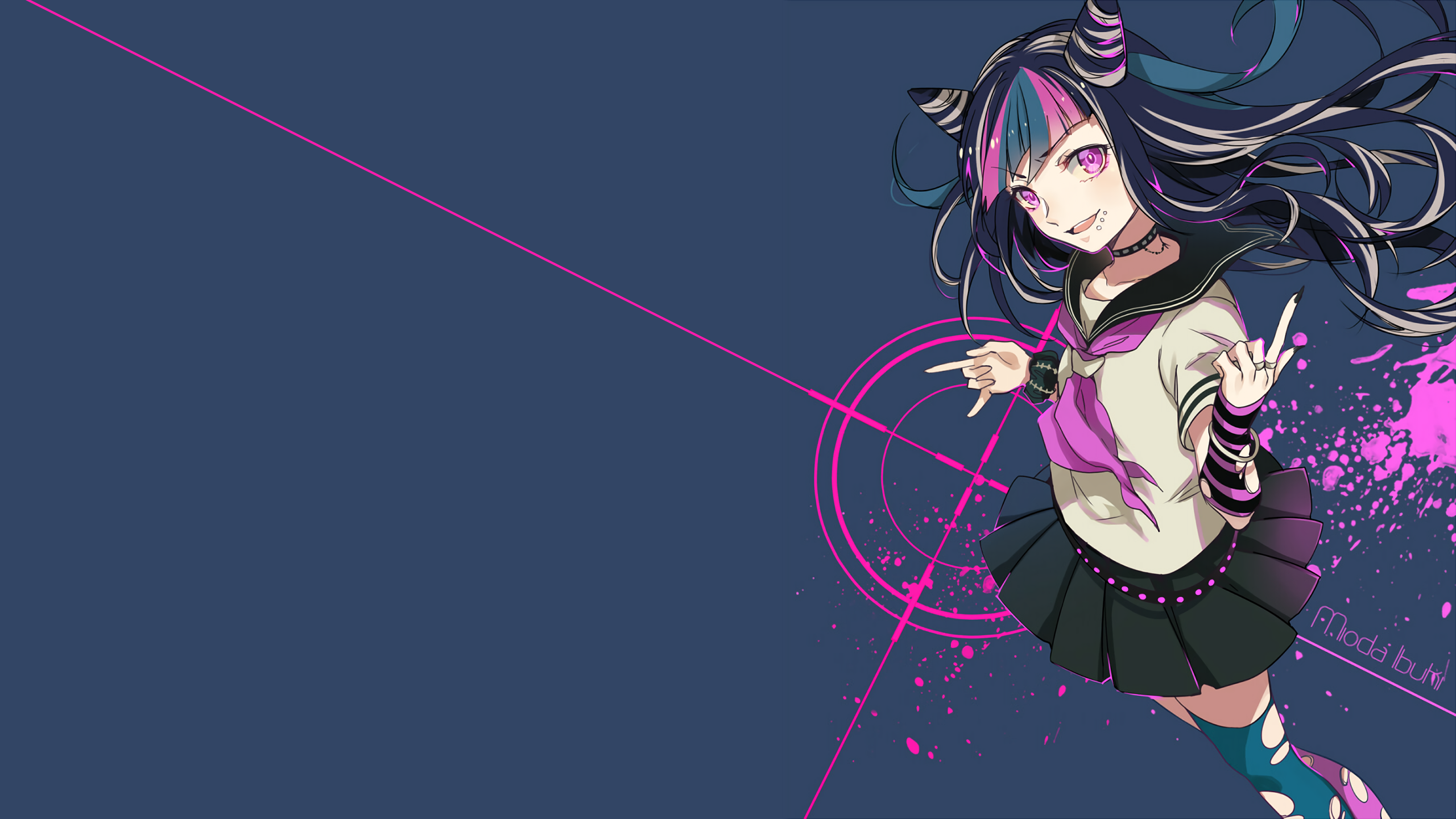 Ibuki Mioda Glitchcore Wallpapers - Wallpaper Cave