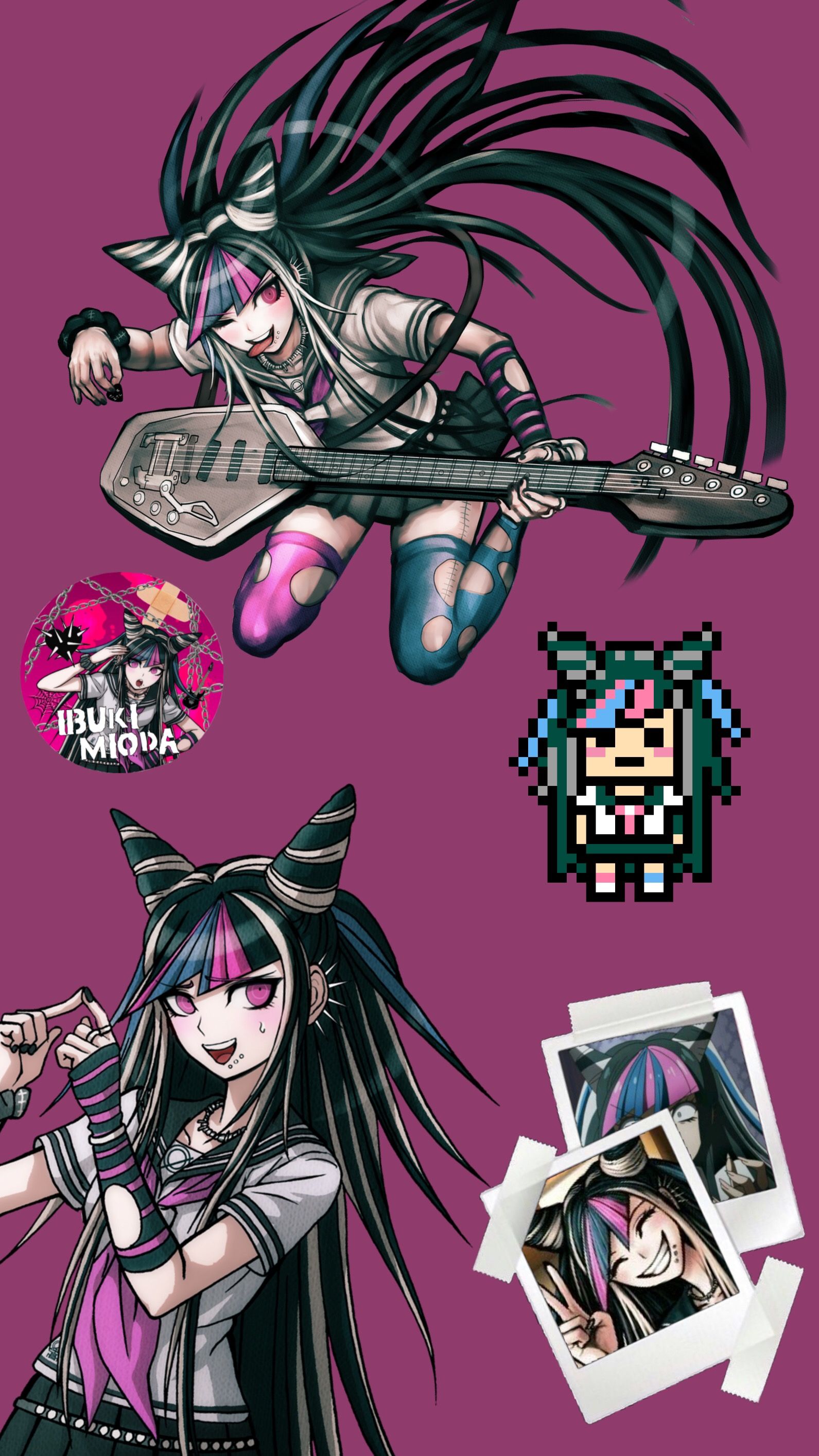 Ibuki Mioda. Danganronpa, Danganronpa chihiro, Anime wallpaper