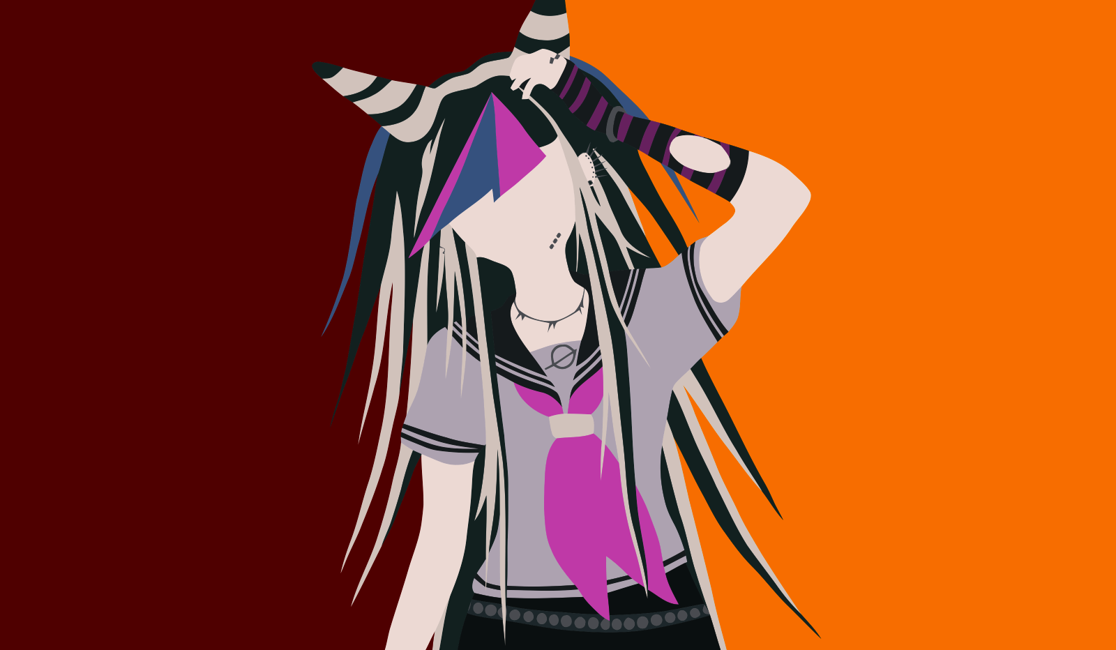 Made a Ibuki wallpapers a while ago and wanted to share: danganronpa.