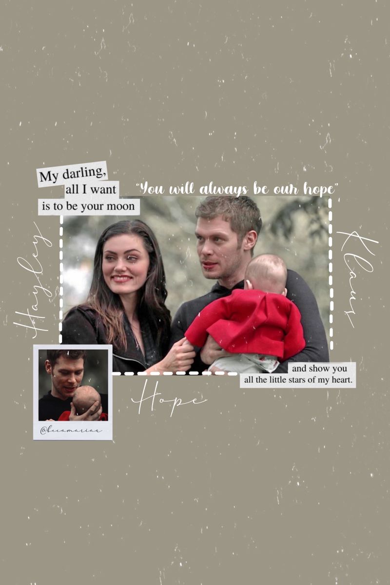 Klaus, Hayley and Hope family wallpaper
