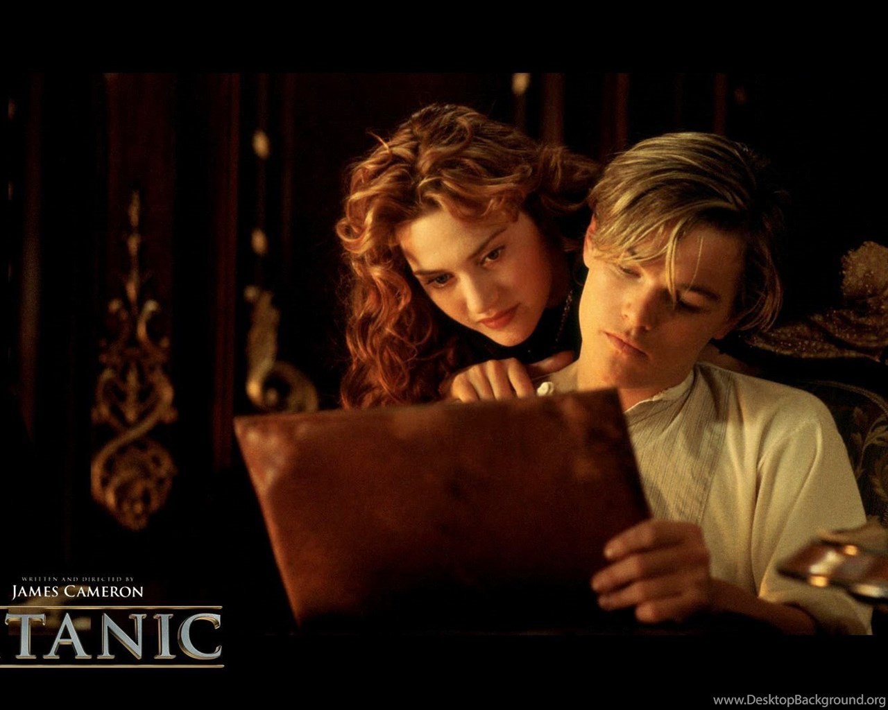 Titanic Romantic Scene (Jack And Rose) HD Wallpaper Desktop Background