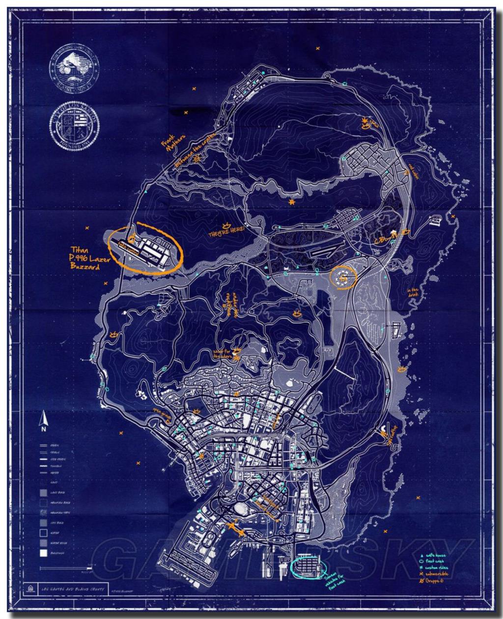 Mapa en uv de gta v  Grand theft auto, Gta, Gta 5