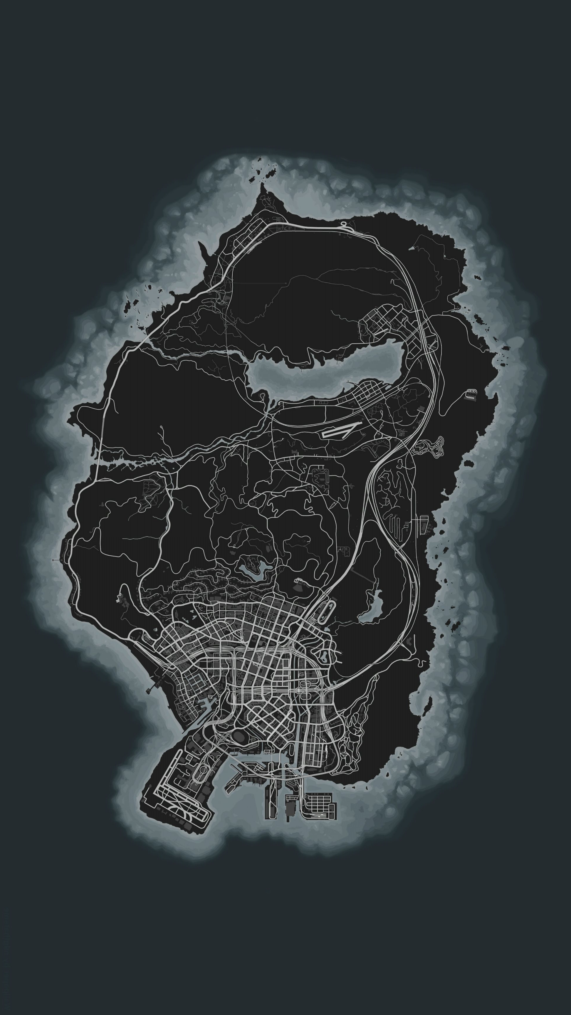 GTA V Map Wallpapers - Wallpaper Cave