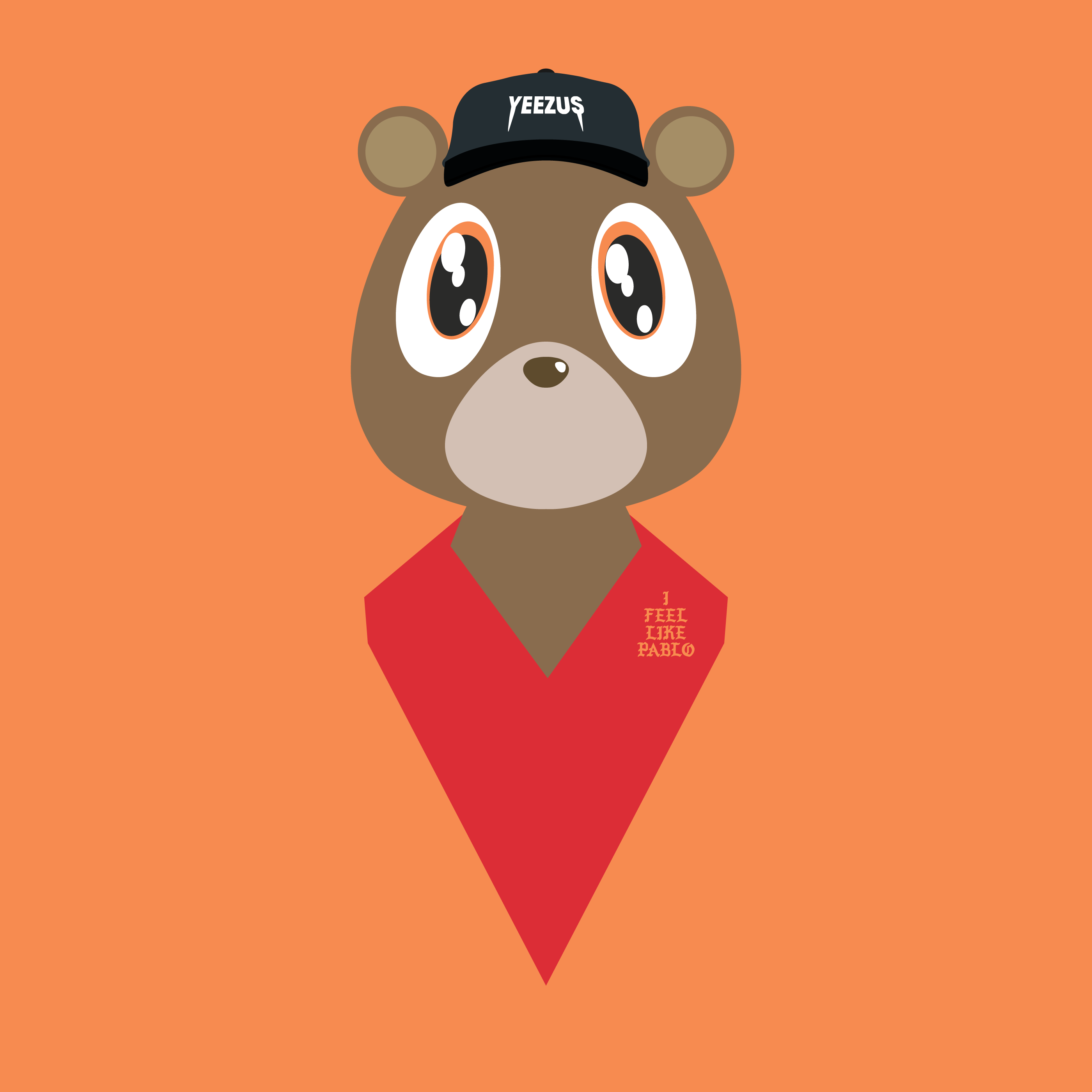 Kanye West Bear Art