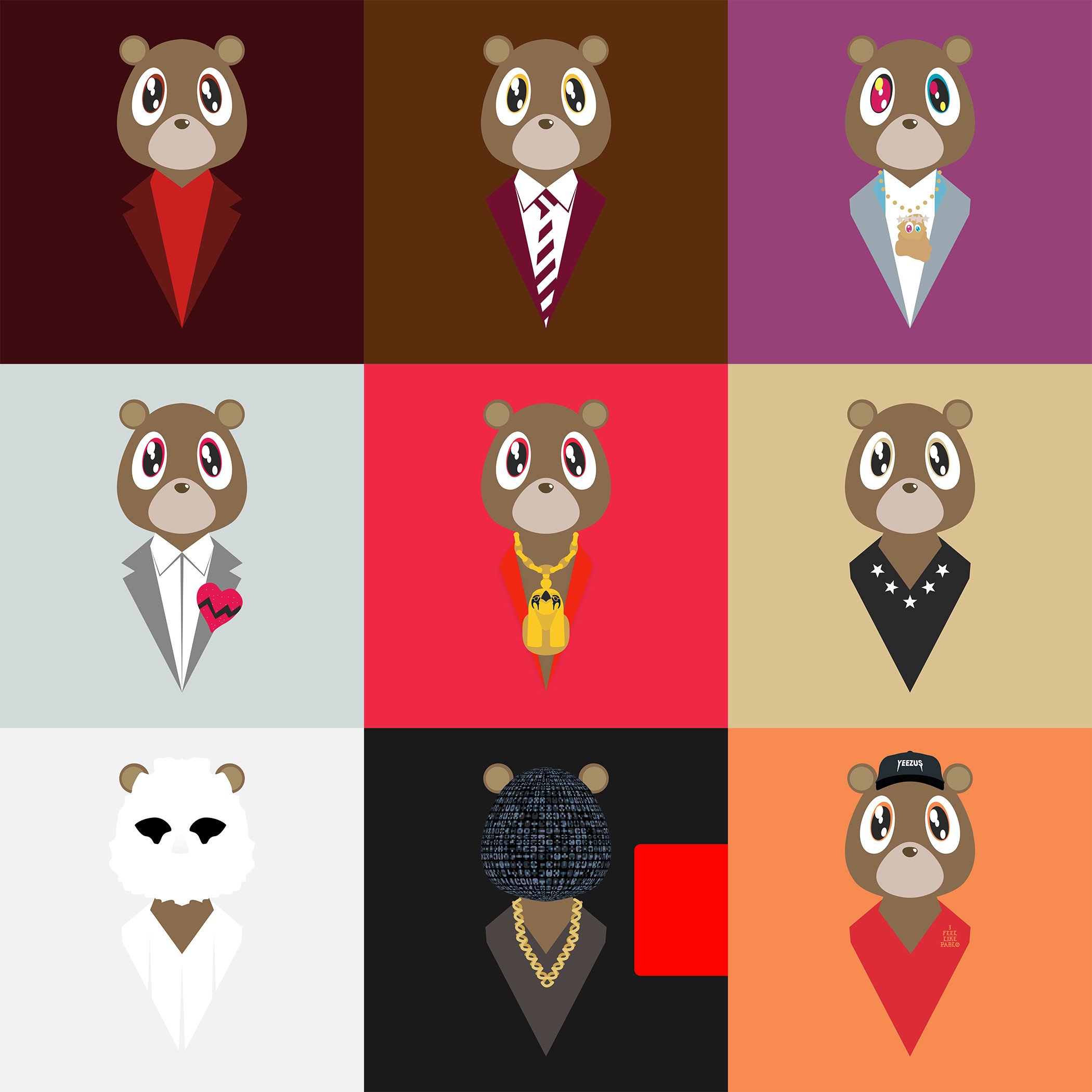 Degausser S Dropout Bears Other Â« Kanye West Forum West Bear Art